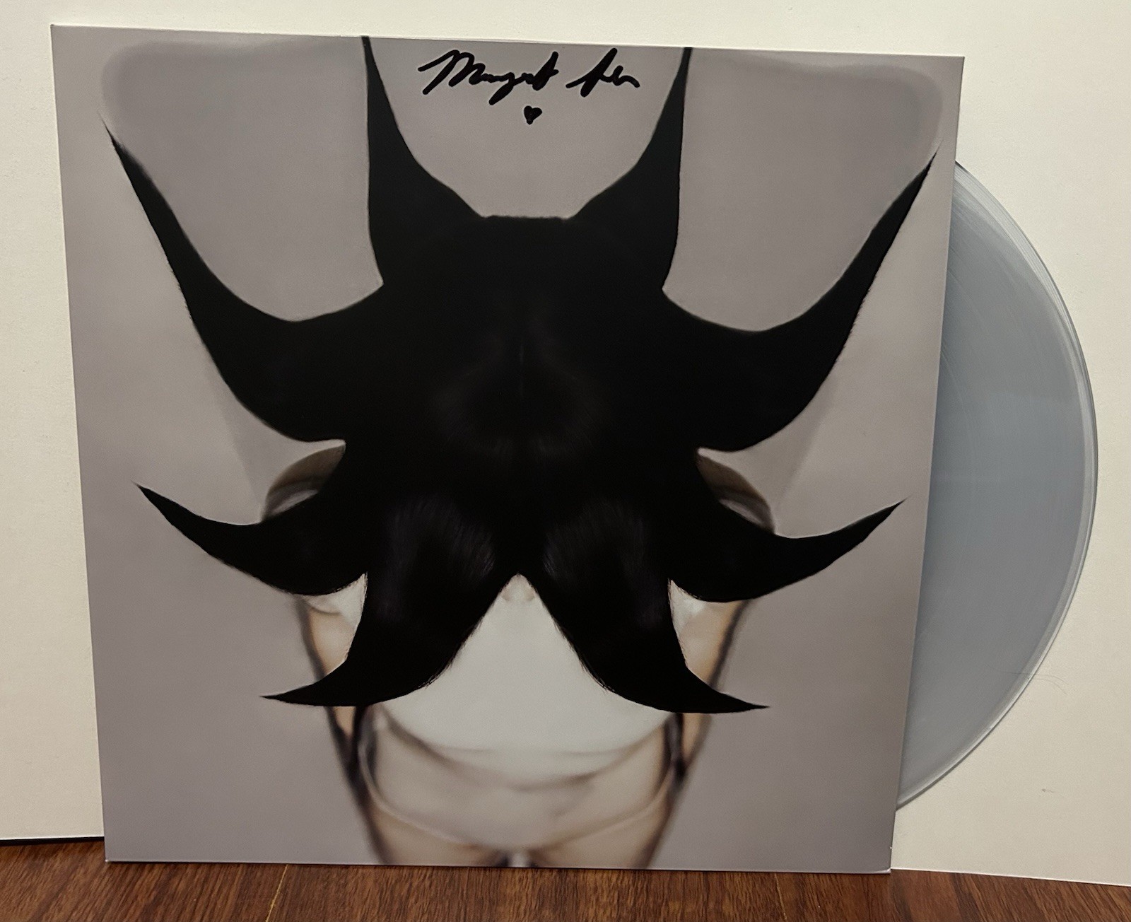 MISS GRIT SIGNED UNDER MY UMBRELLA LP CLEAR VINYL 4/23/26 ROUGH TRADE NY +PICS