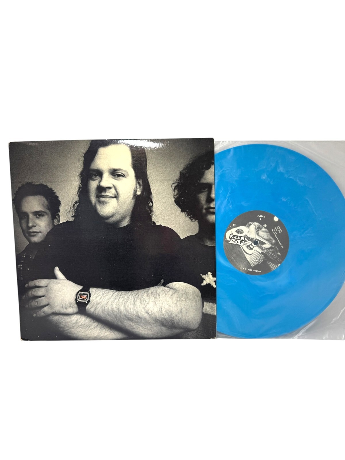 TAD ‎– God’s Balls 1989 Sub Pop 12″ Vinyl Rare Blue Marble