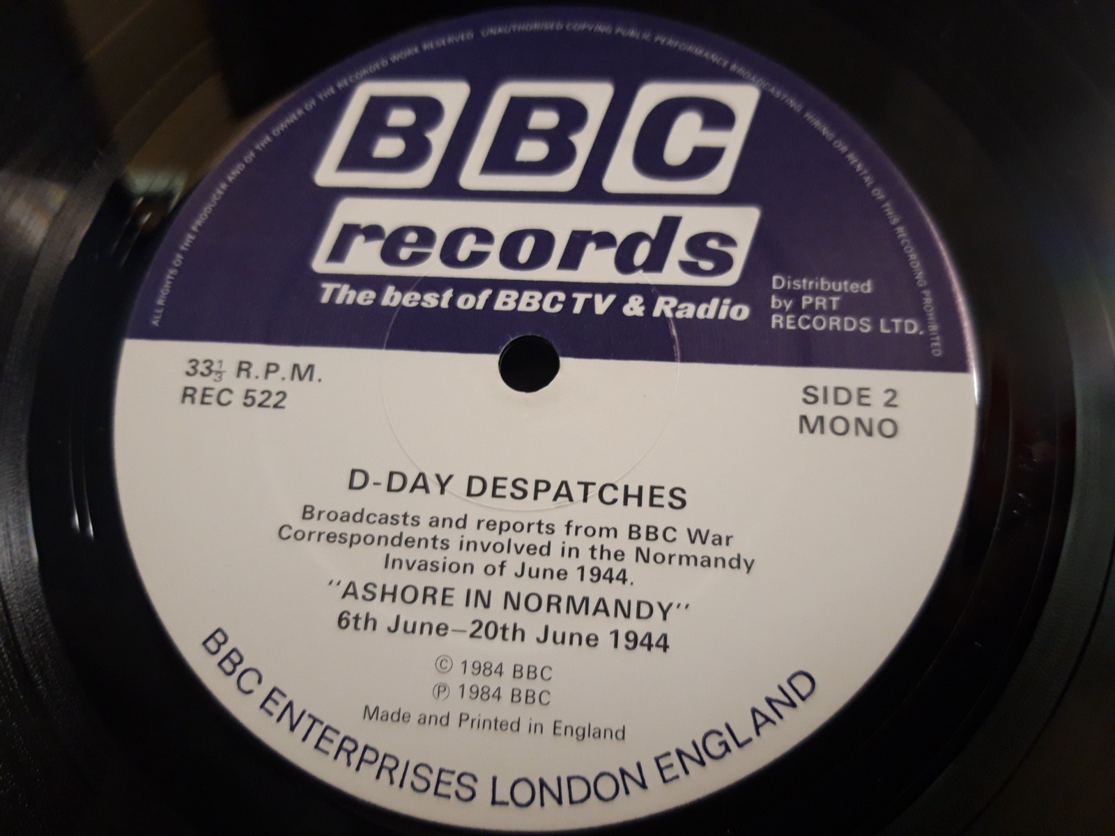 D-DAY DESPATCHES Various LP BBC Broadcasts Spoken Word