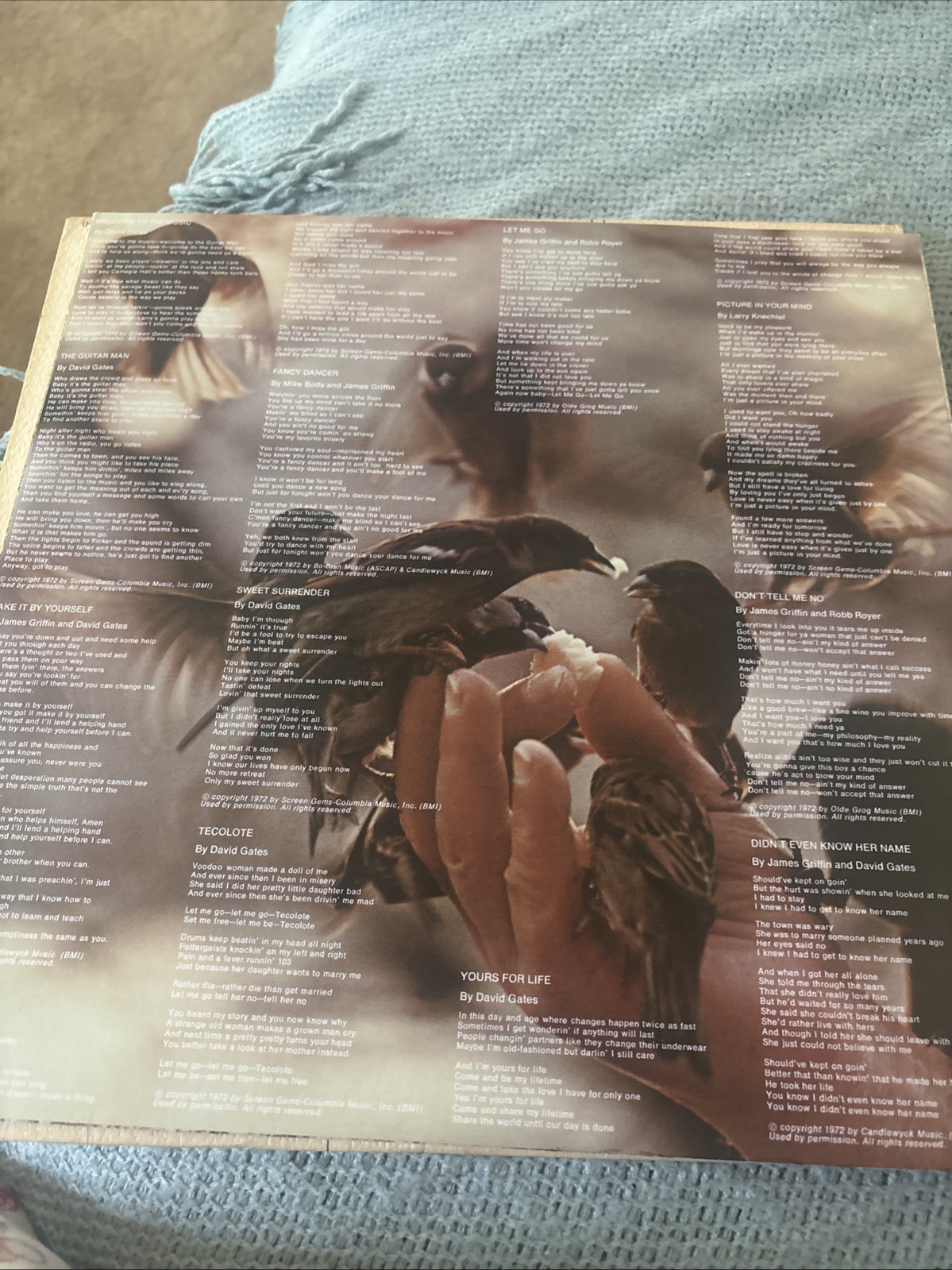 Bread Guitar Man LP Vinyl 1972 Electra Records EKS75047 Record Album Vintage
