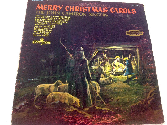 Merry Christmas Carols The John Cameron Singers Vintage Vinyl Record LP