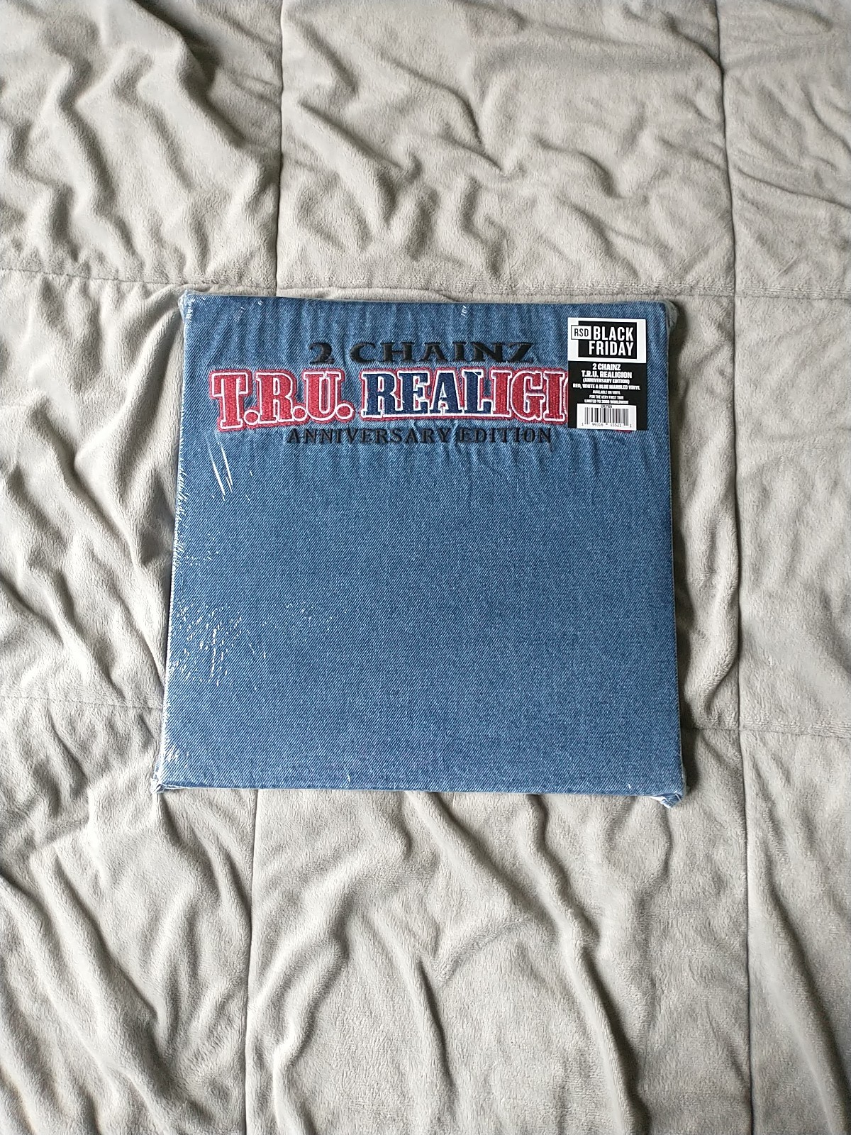 2 CHAINZ T.R.U. REALigion Anniversary Edition SEALED Denim-Coated Sleeve 2LP RSD