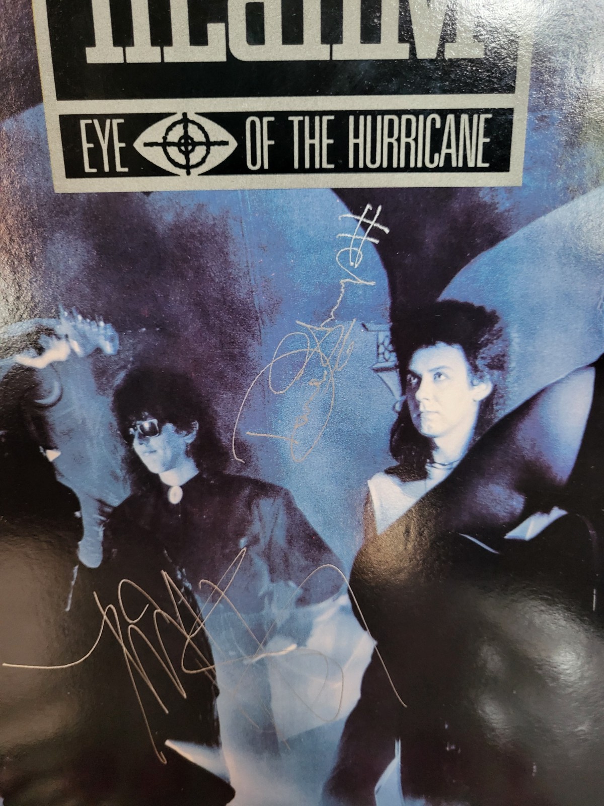 The Alarm Eye Of The Hurricane Autographed Dave Sharp & Mike Peters.