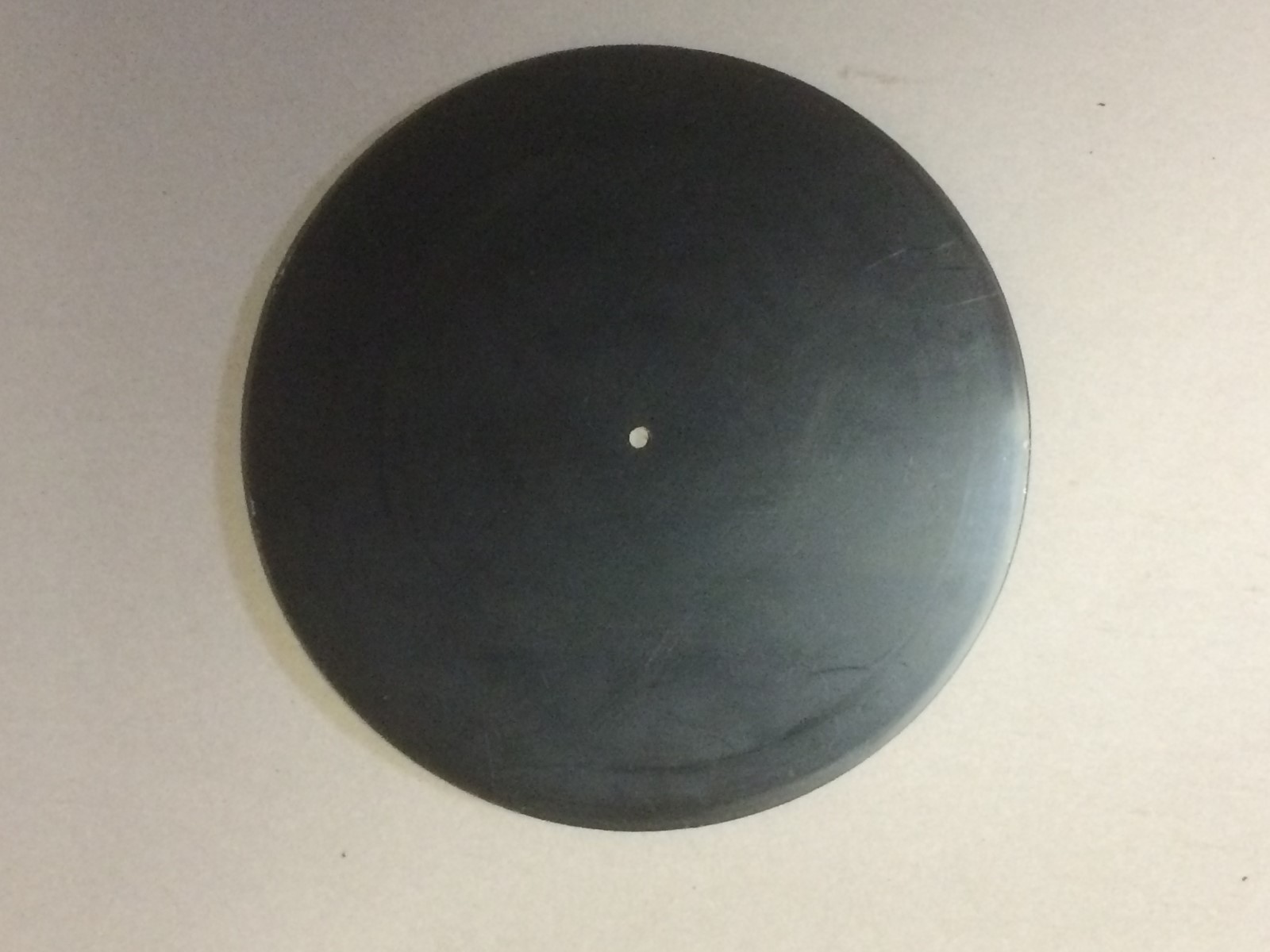 Lot Of 10 Total 10″ Blank Vinyl Records Virgin Black Colored PVC