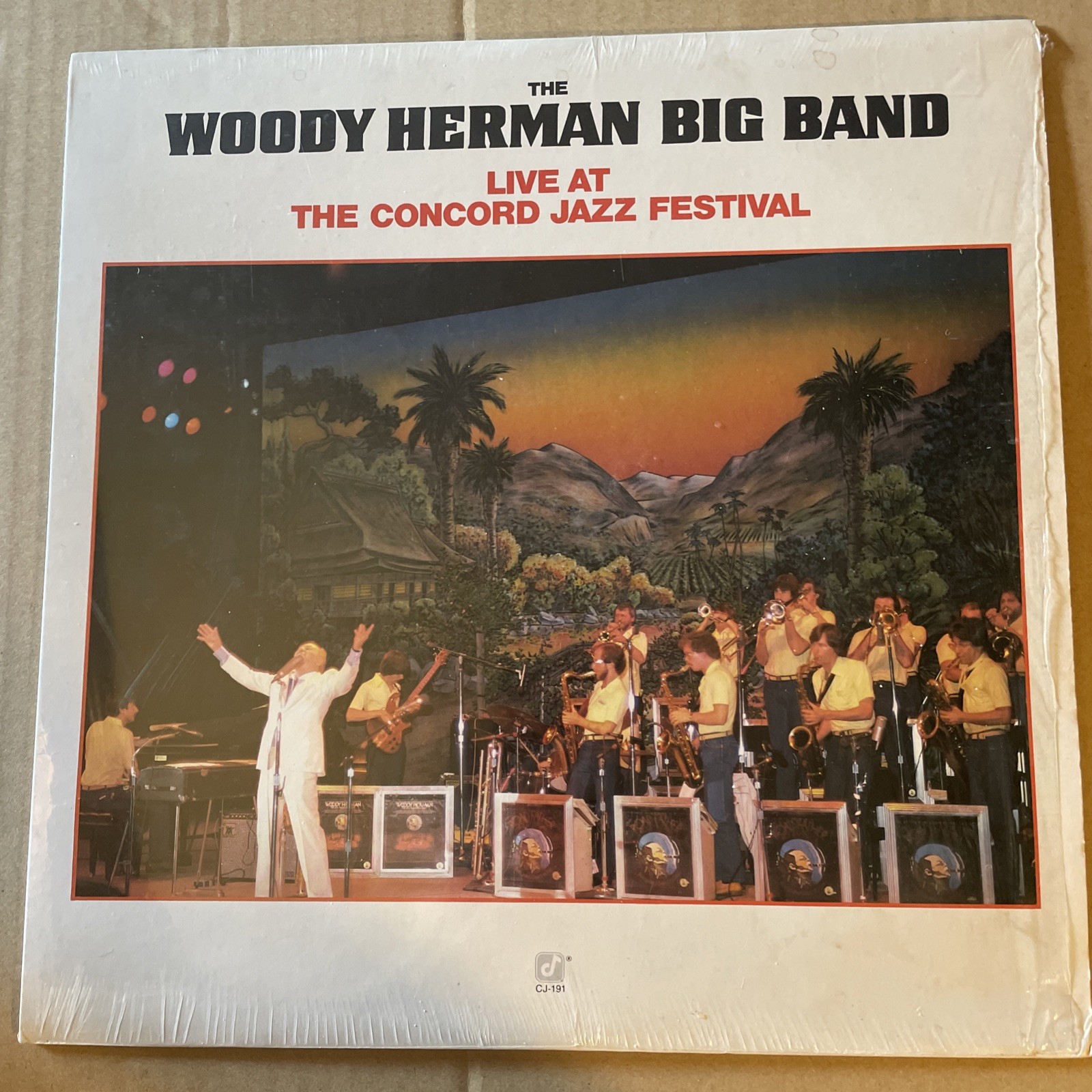 WOODY HERMAN LIVE AT CONCORD JAZZ FESTIVAL LP Concord Records CJ-191 Mint/Mint