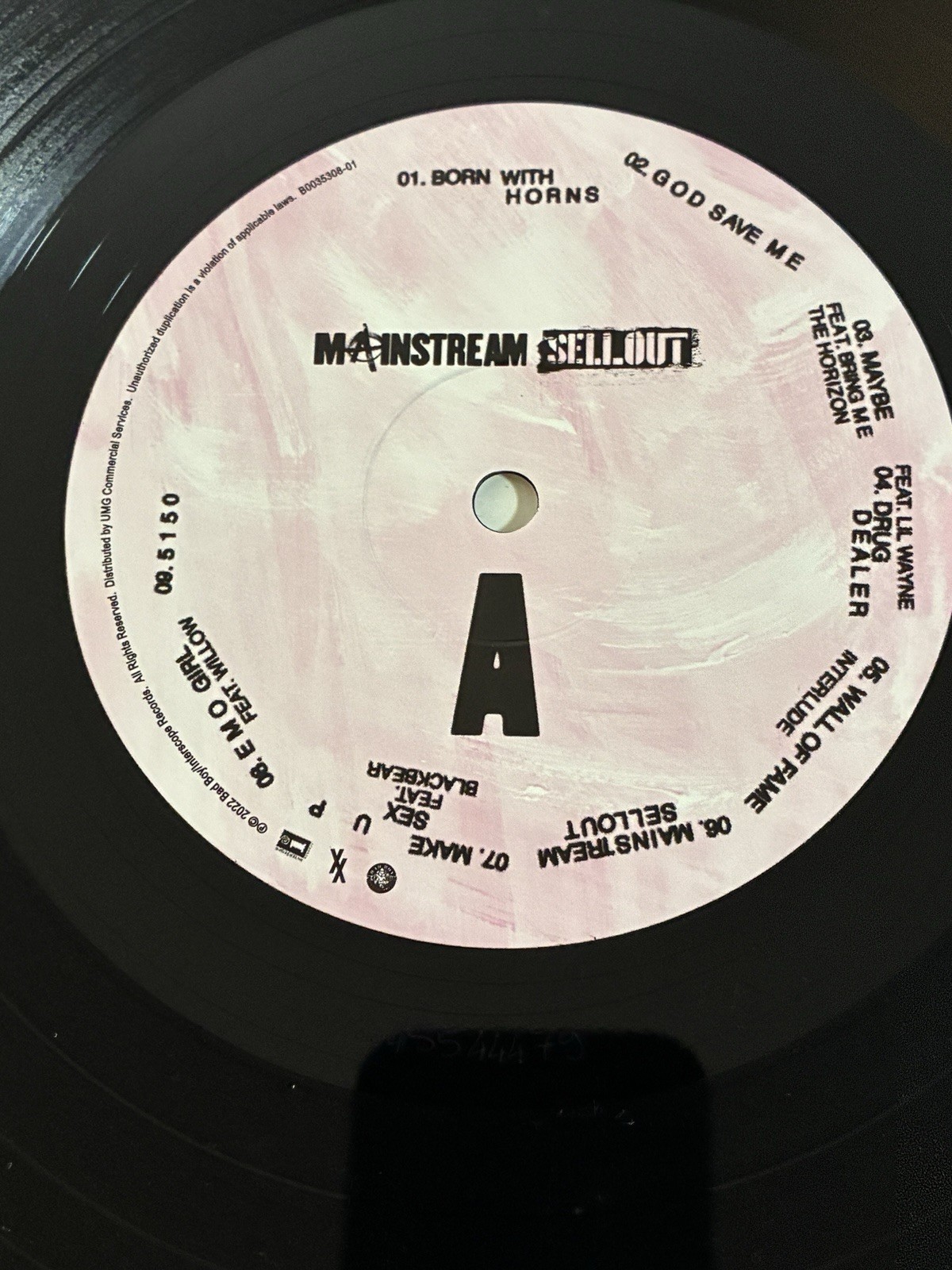 Machine Gun Kelly – Mainstream Sellout Album Record Vinyl LP LEGEND
