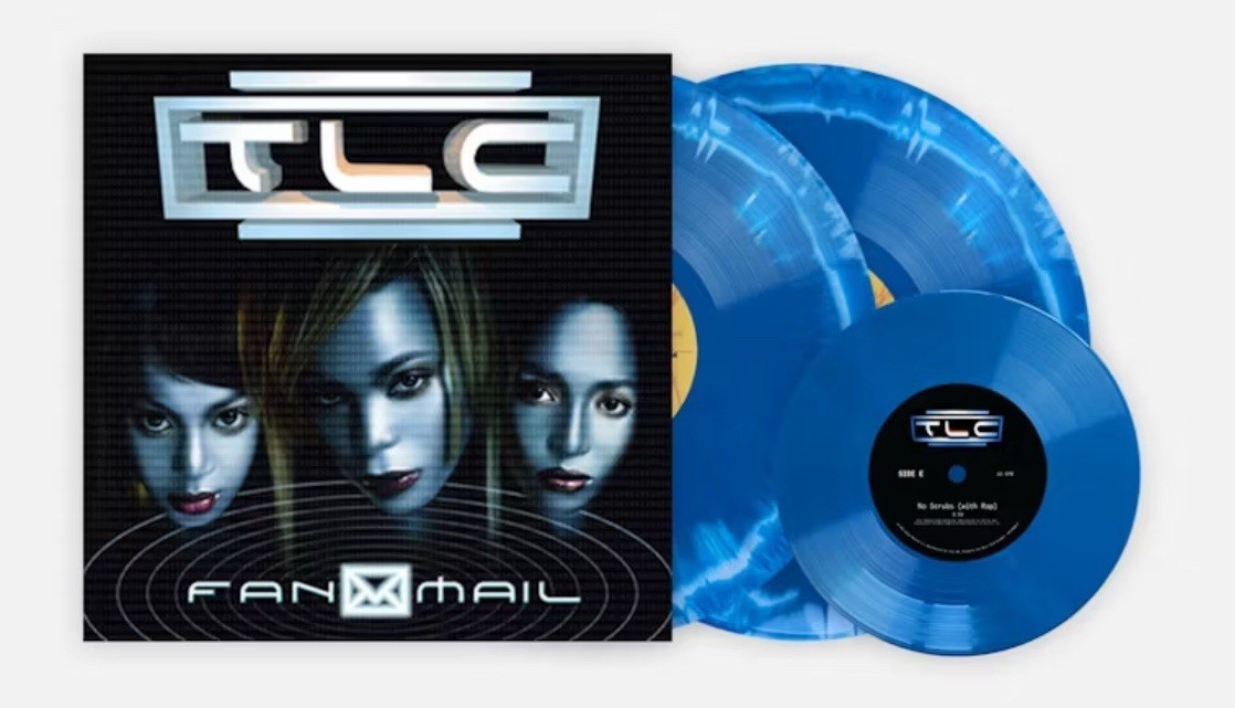 TLC FanMail Limited VMP Exclusive Blue White Swirl 2LP Vinyl 7″ SEALED!NEW MINT!