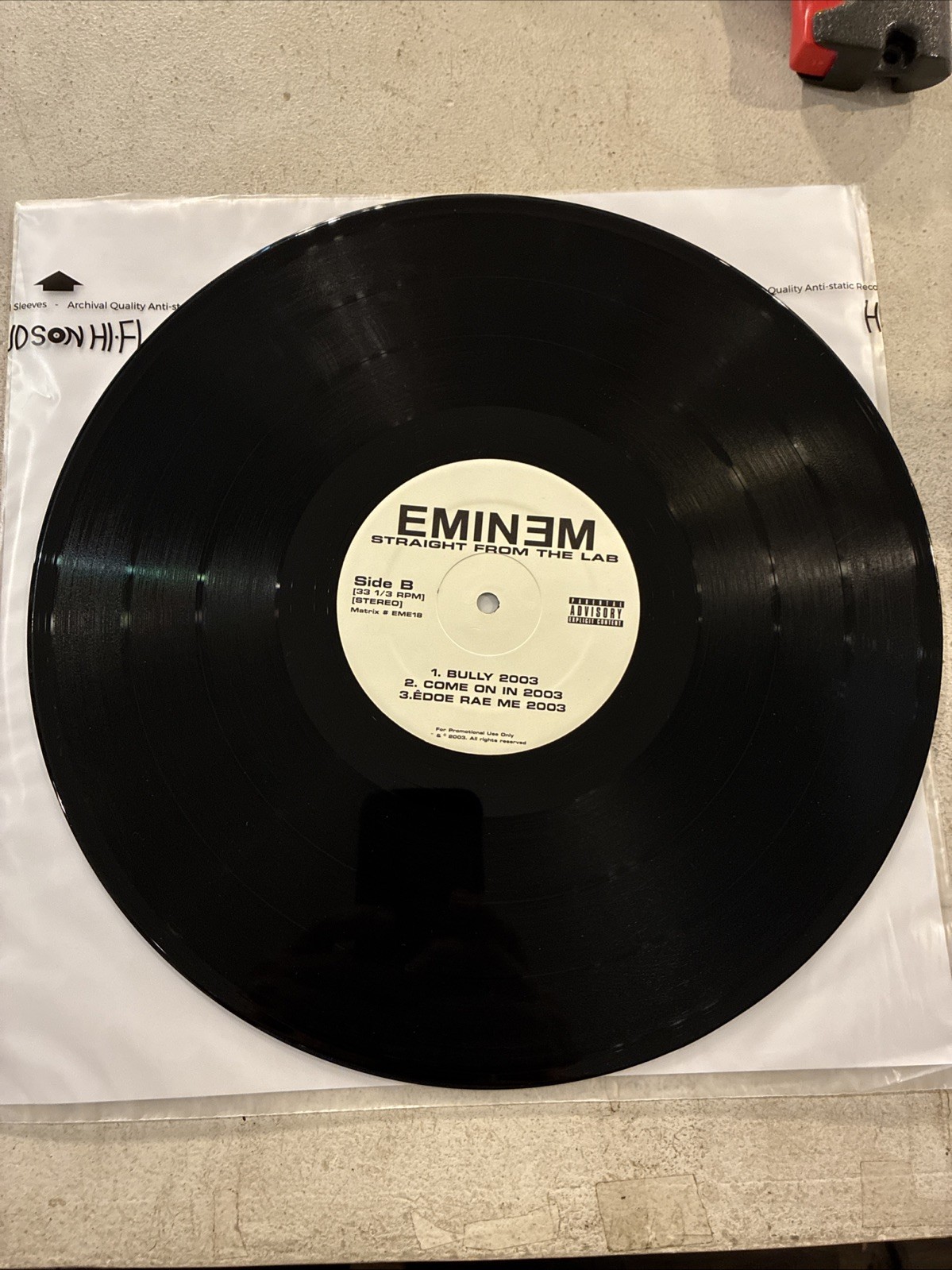 Eminem – Straight From The Lab LP Vinyl Promo 2003 Rap Hip Hop Near Mint
