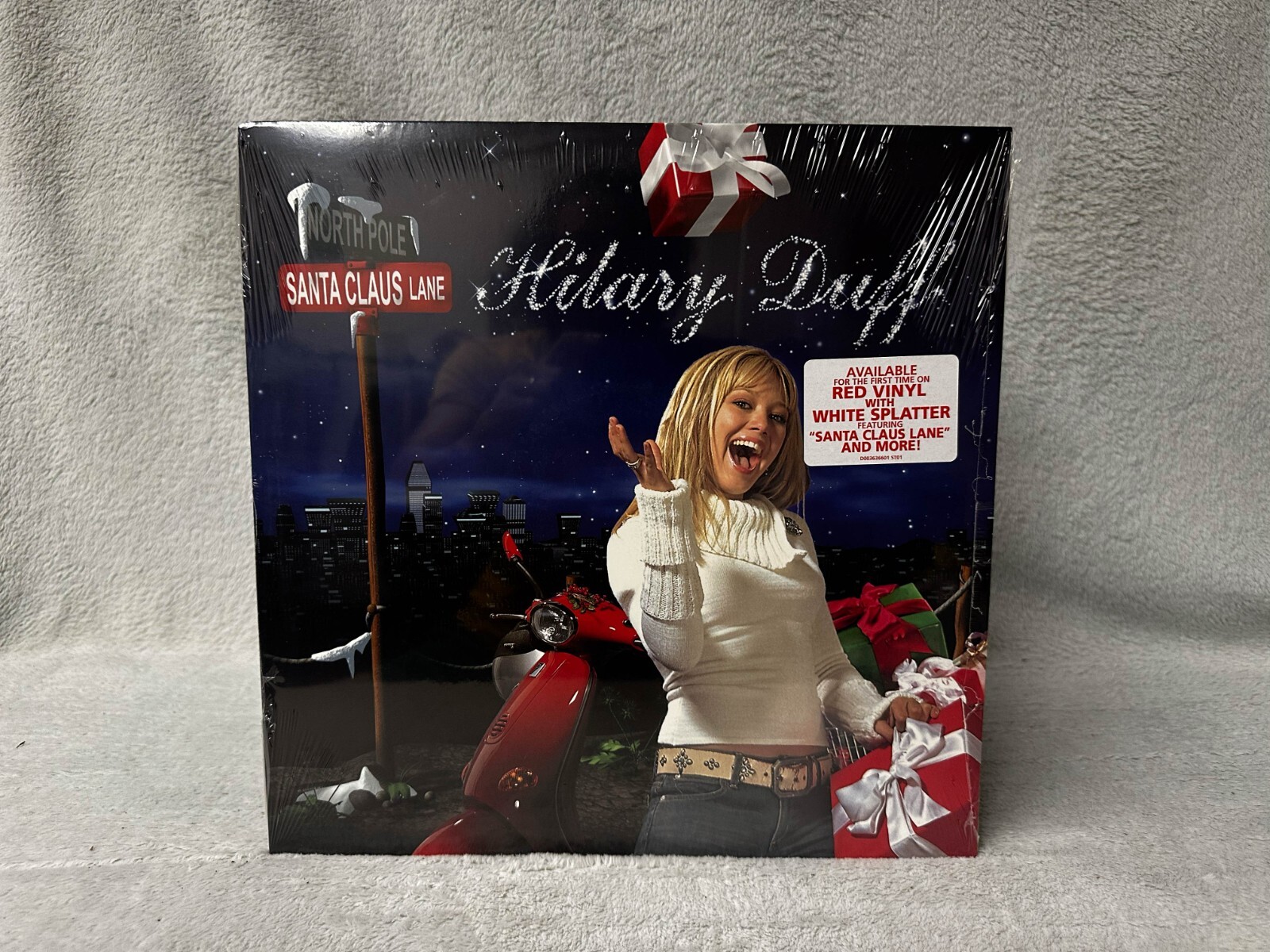 Santa Claus Lane (2020) • Hilary Duff • NEW/SEALED Red White Splatter Vinyl LP