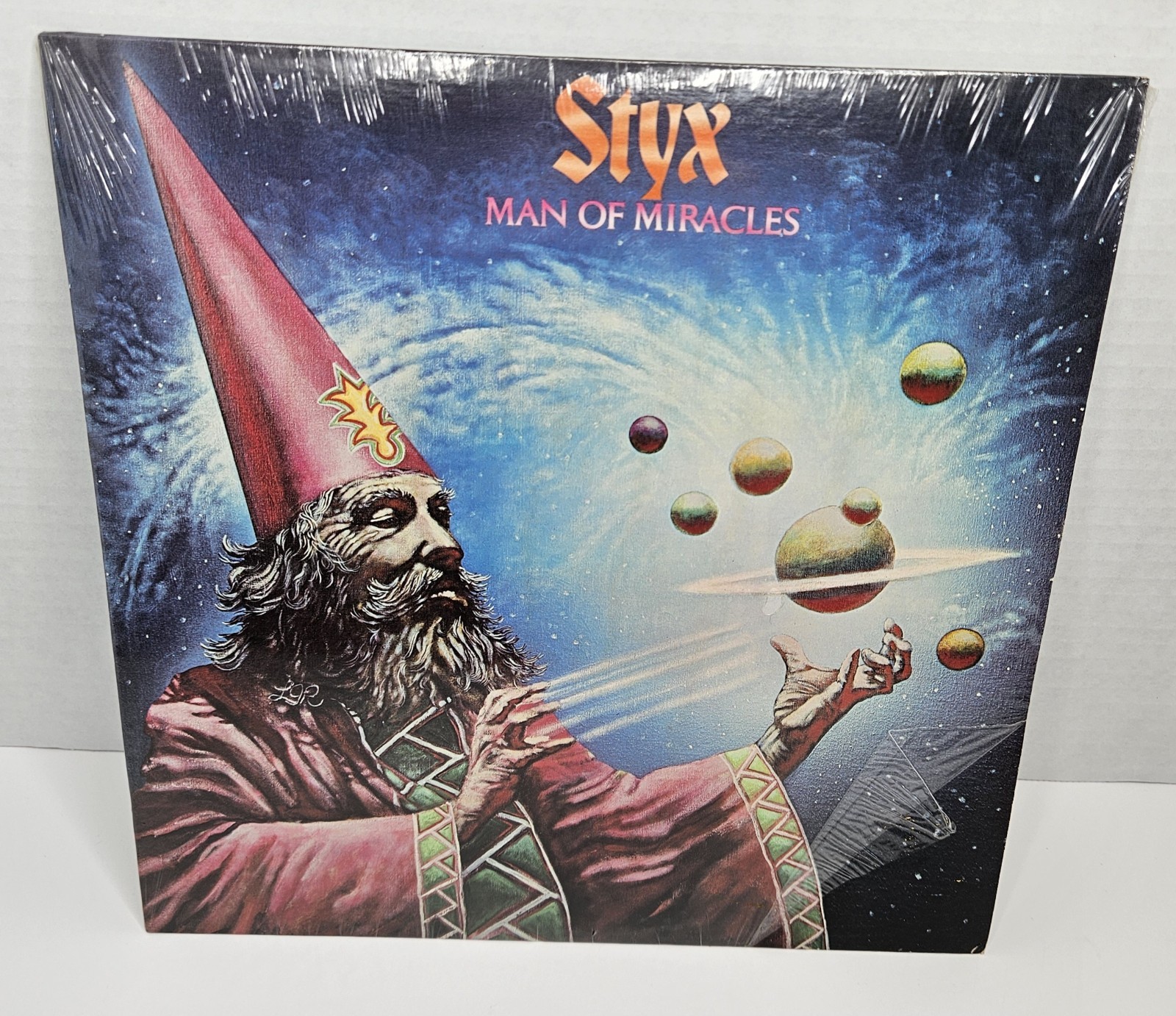 Styx – Man Of Miracles Demo LP Wooden Nickel Record BWL1-0638 NM 1974 Shrink