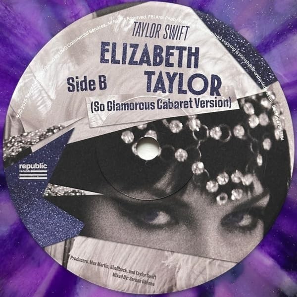 Taylor Swift Elizabeth Taylor RSD 2026 7″ Violet Glitter Vinyl Sealed New Record