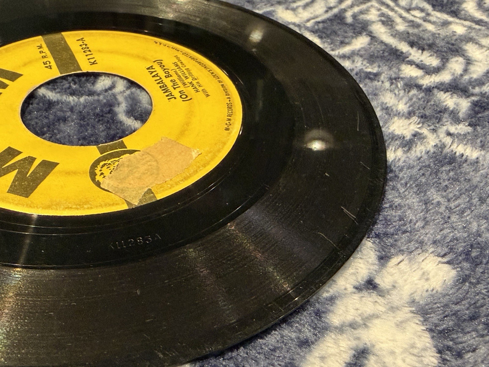 Hank Williams – Jambalaya (On The Bayou) / Window Shopping 1952 MGM Country 45