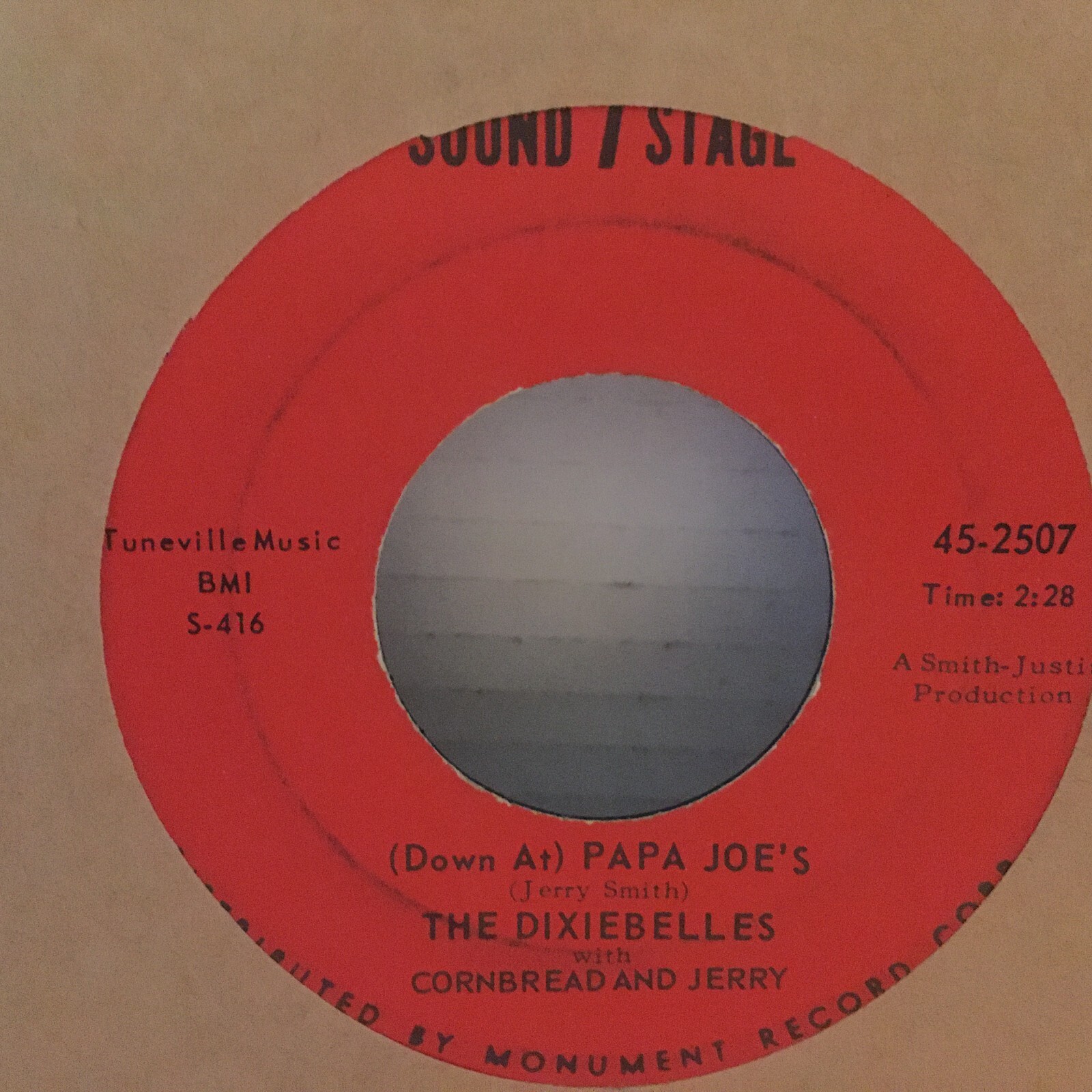 THE DIXIEBELLES 7″ VINYL SINGLE , PAPA JOE,S / ROCK, ROCK, ROCK
