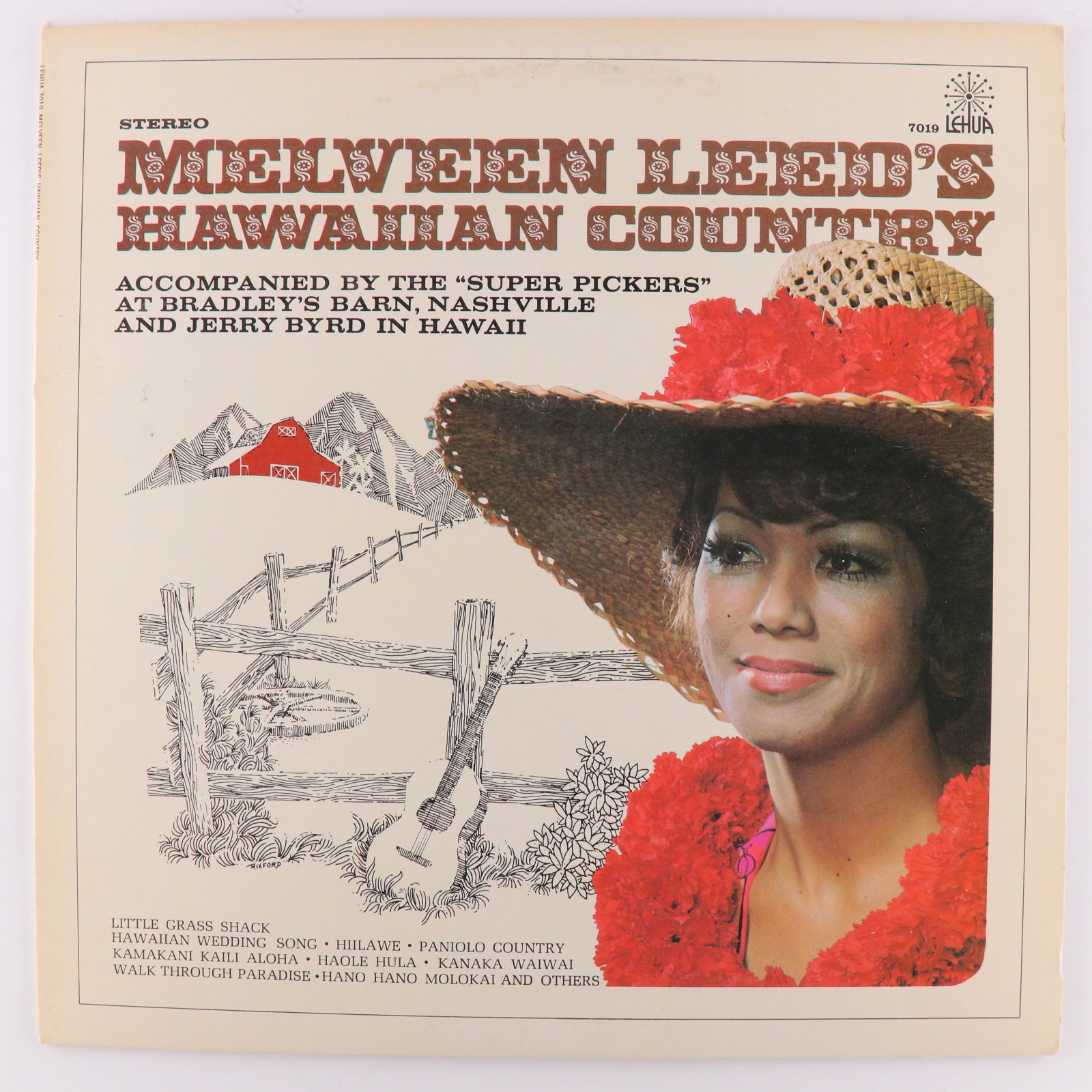 Melveen Leed’s Hawaiian Country 1975 Stereo 12″ LP Vinyl Record SL 7019
