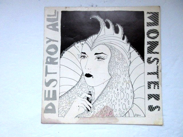 SLEEVE ONLY – Destroy All Monsters: Bored/You’re Gonna Die NO 45 RECORD INCLUDED