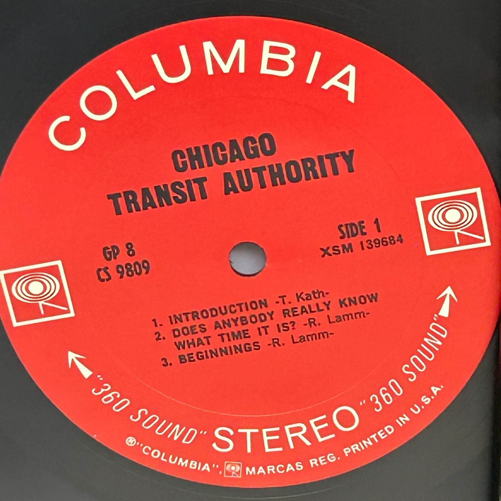 EX+ 1st Press CHICAGO TRANSIT AUTHORITY 1 vintage 1969 GATEFOLD GP8 VINYL CTA LP