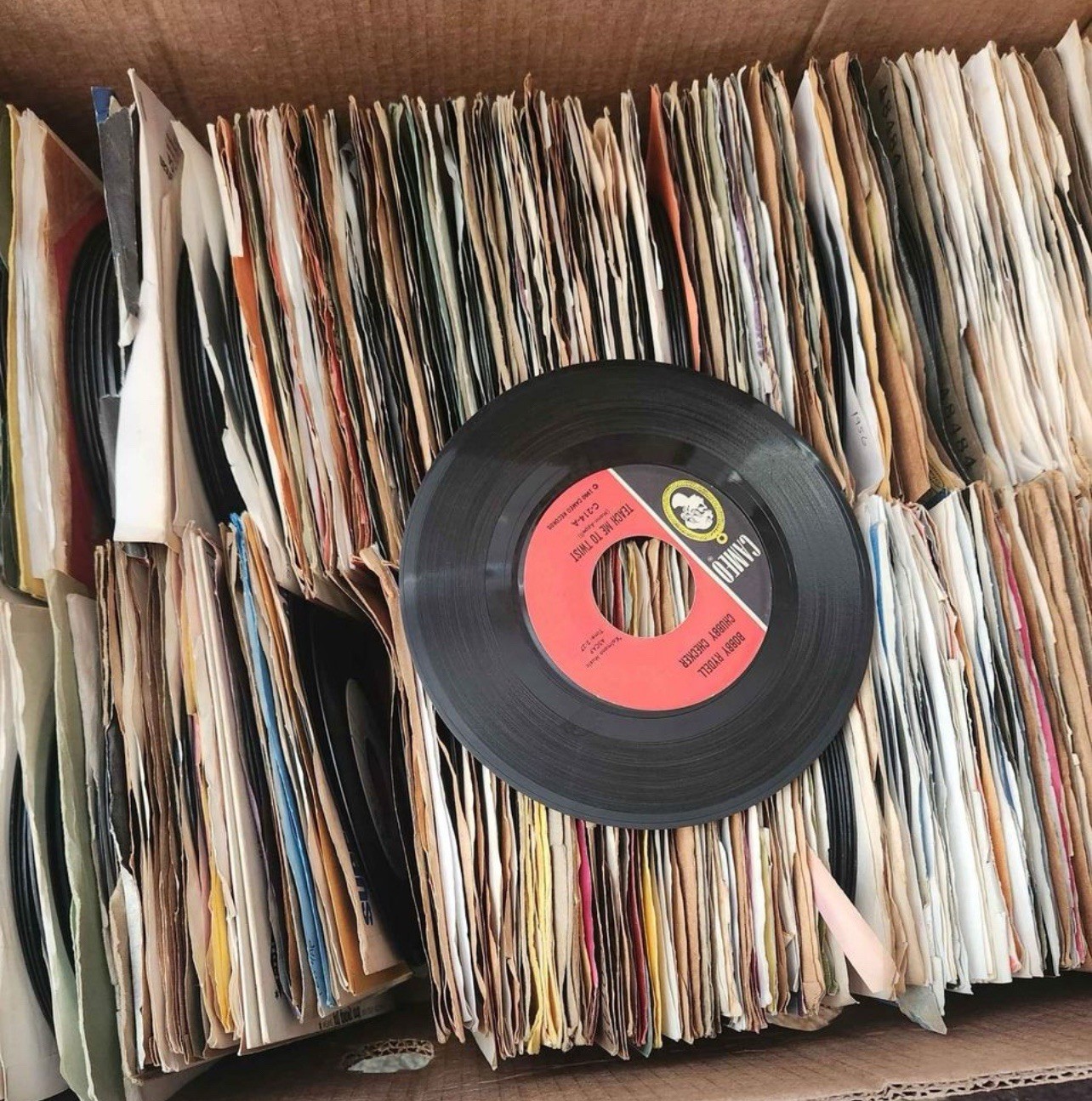 Lot Of 50 Random 45rpm Vinyl Records From Closed Down Delaware Record Store!
