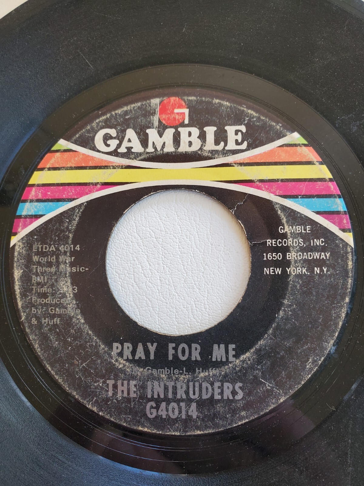 The Intruders Pray For Me / Best Days Of My Life GAMBLE VG Tested
