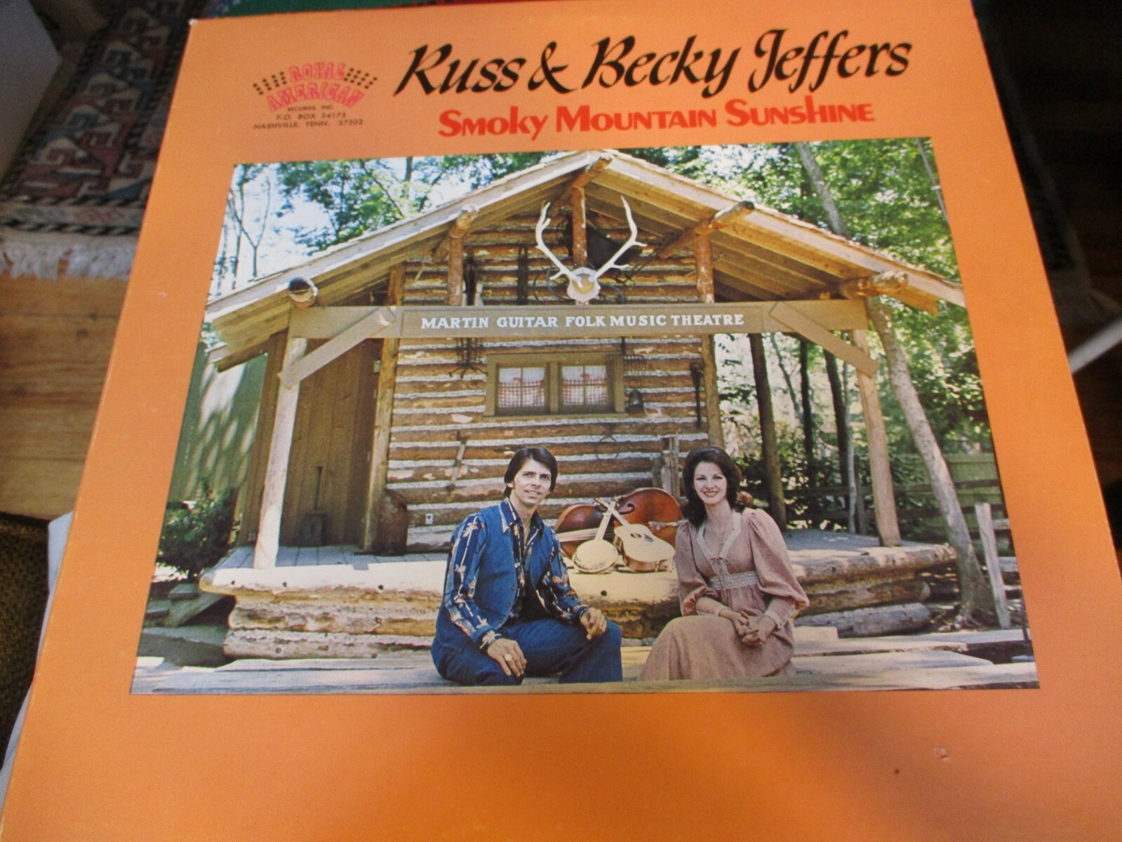 Signed 70’s RUSS & BECKY JEFFERS Smoky Mountain Sunshine Lp Royal American VG+