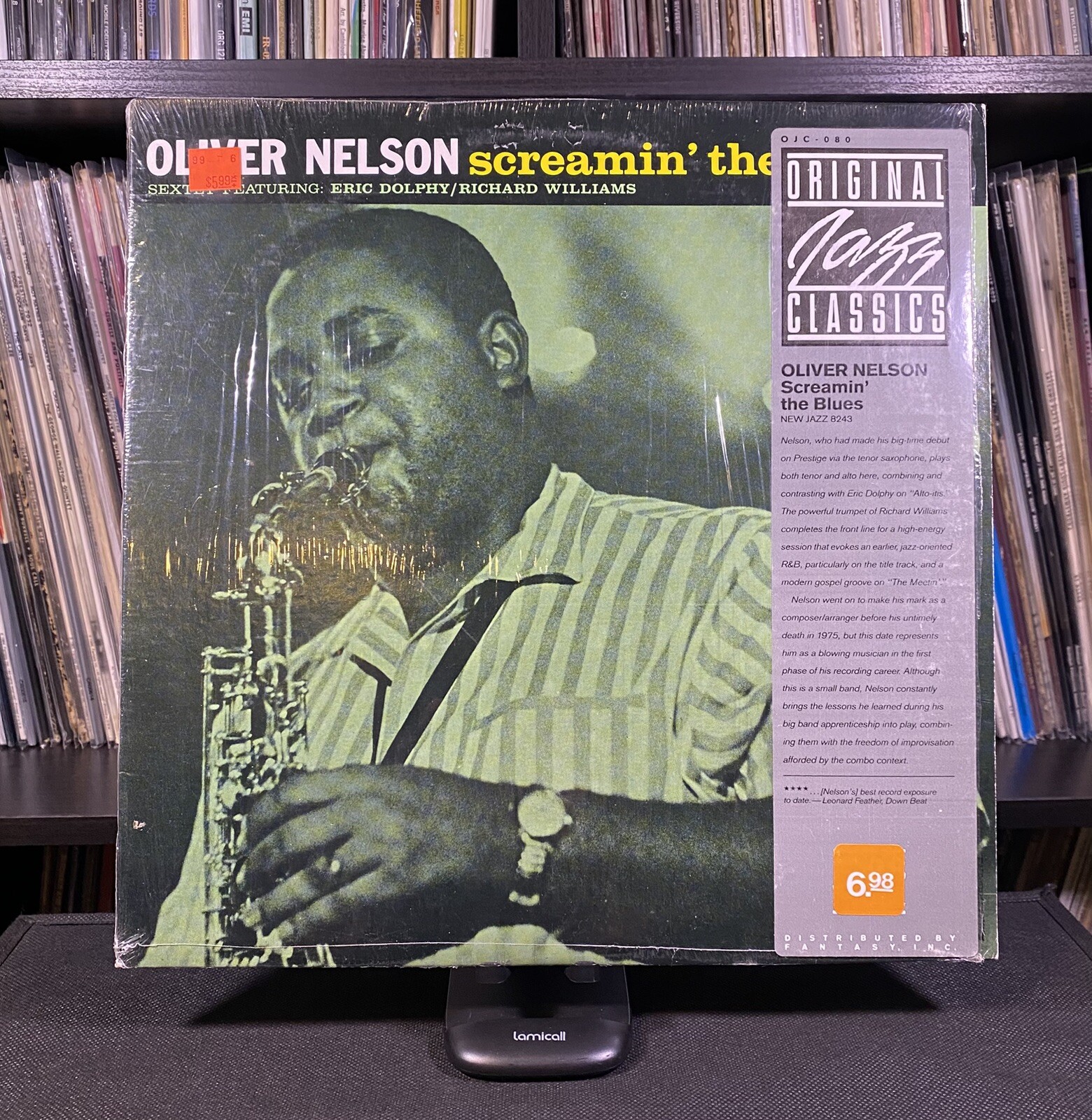 OLIVER NELSON – Screamin’ The Blues PRESTIGE OJC-080 VINYL LP