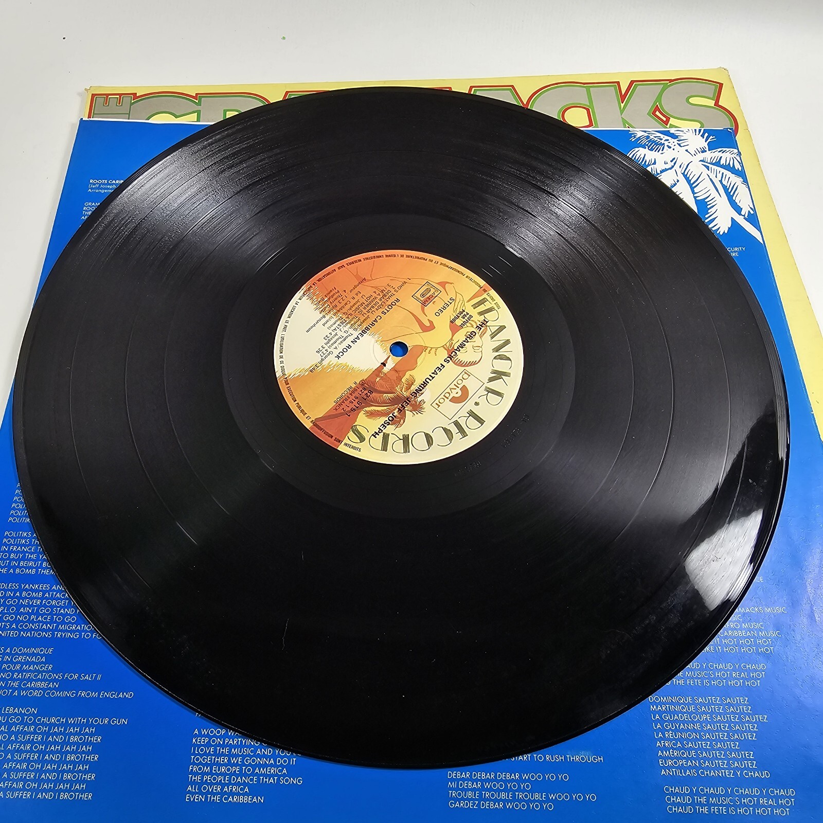 Gramacks Jeff Joseph Roots Caribbean Rock Vinyl 12″ LP Record Polydor 1984 VG+