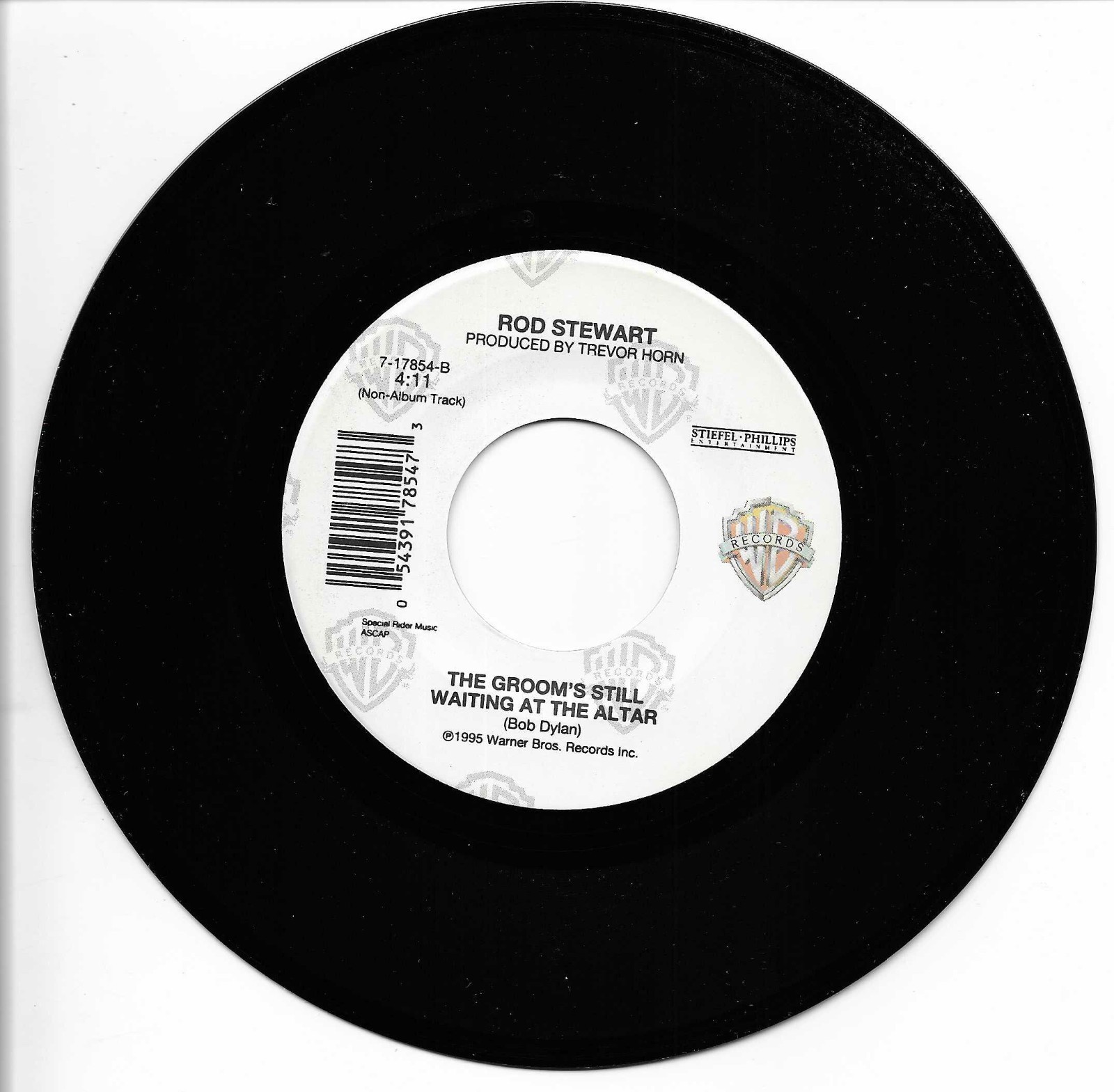 ROD STEWART this w/ UNRELEASED BOB DYLAN Cover trk Limited USA 7 INCH Vinyl 7”