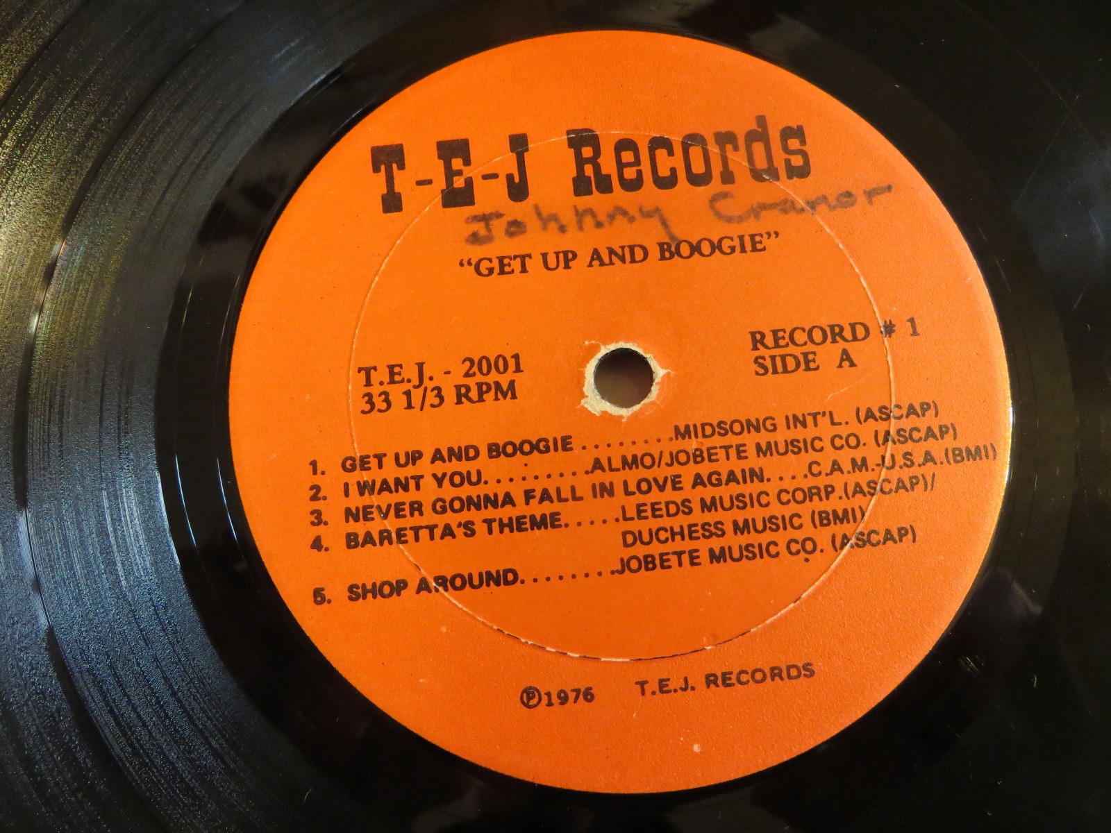 Unknown Artist – Get Up And Boogie – 2xLP 1976 TEJ – Rock, Funk, Soul