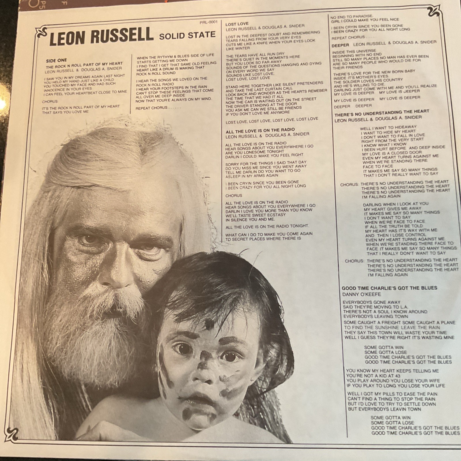 Leon Russell Solid State Vinyl LP Record