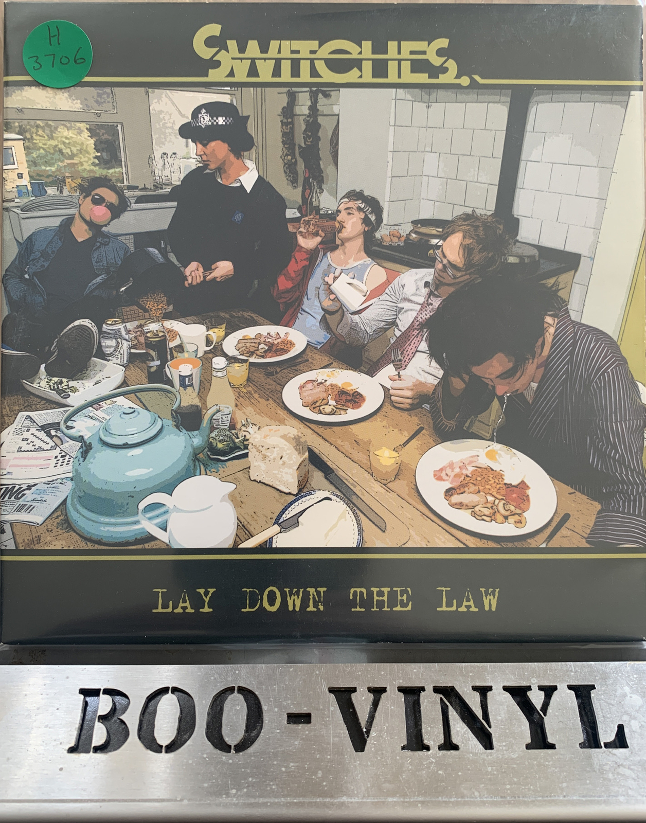 Switches ‎– Lay Down The Law [Clear Vinyl 7″ Single] NM / NM CON