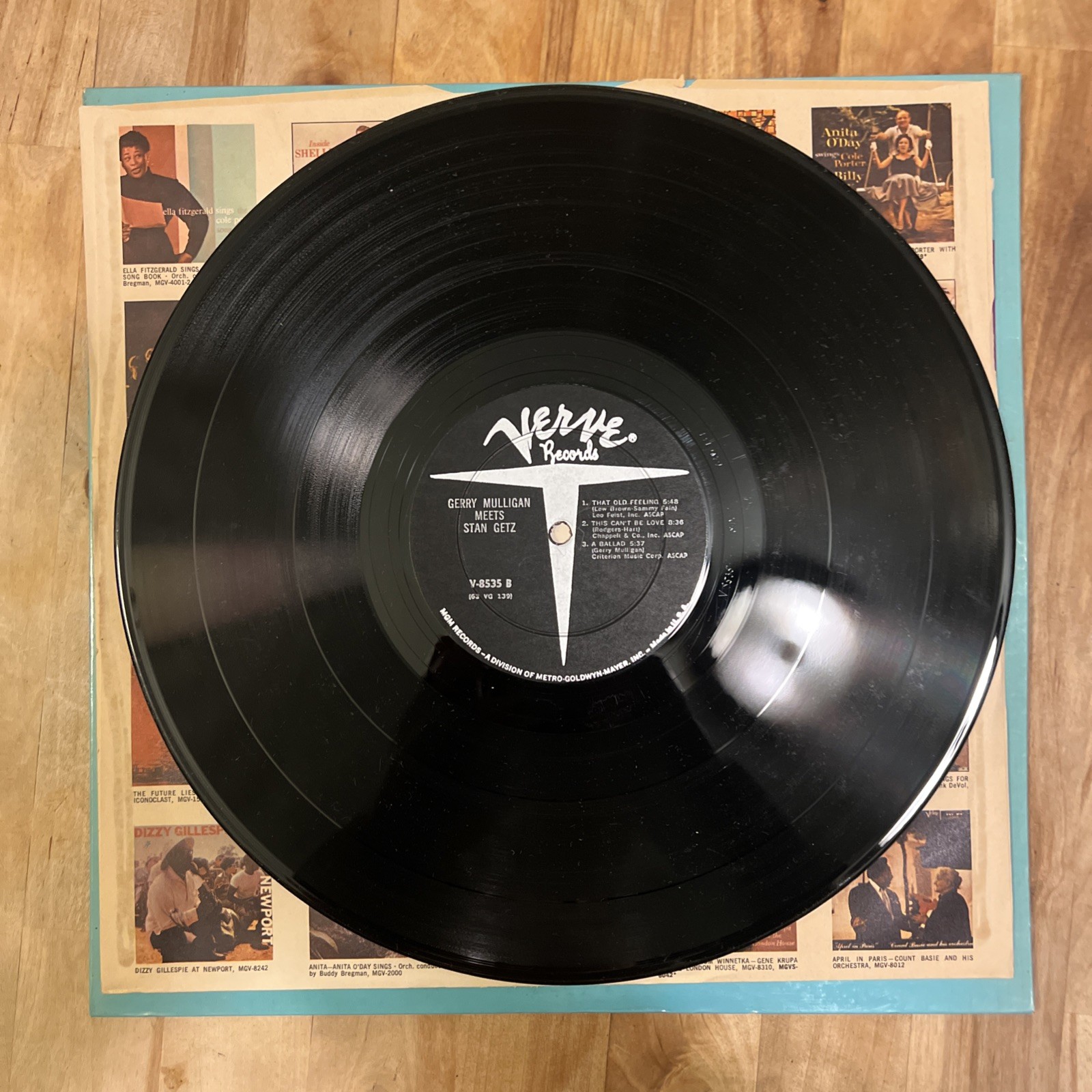 Gerry Mulligan, Stan Getz – Gerry Mulligan Meets Stan Getz – VG+/VG