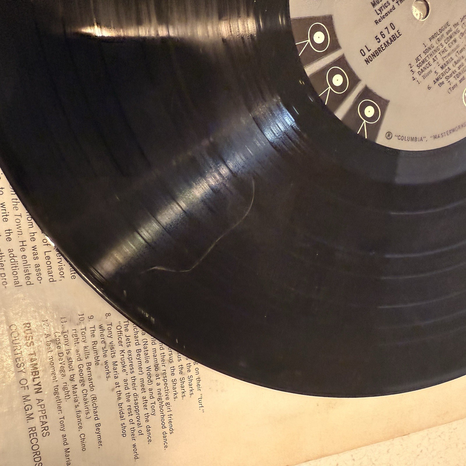 West Side Story Soundtrack Record original vinyl album signed Johnny Green