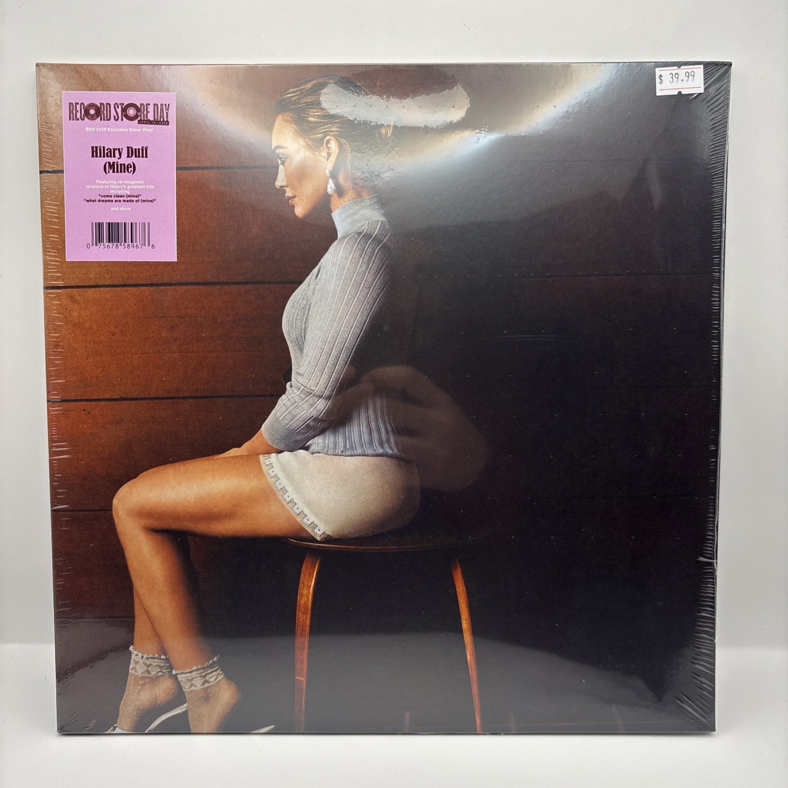 HILARY DUFF (Mine) LP Silver Vinyl Record RSD 2026