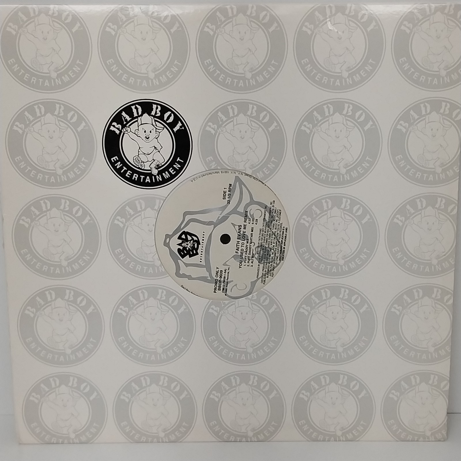 Faith Evans – You Used To Love Me – Promo Single LP – Bad Boy Entertainment