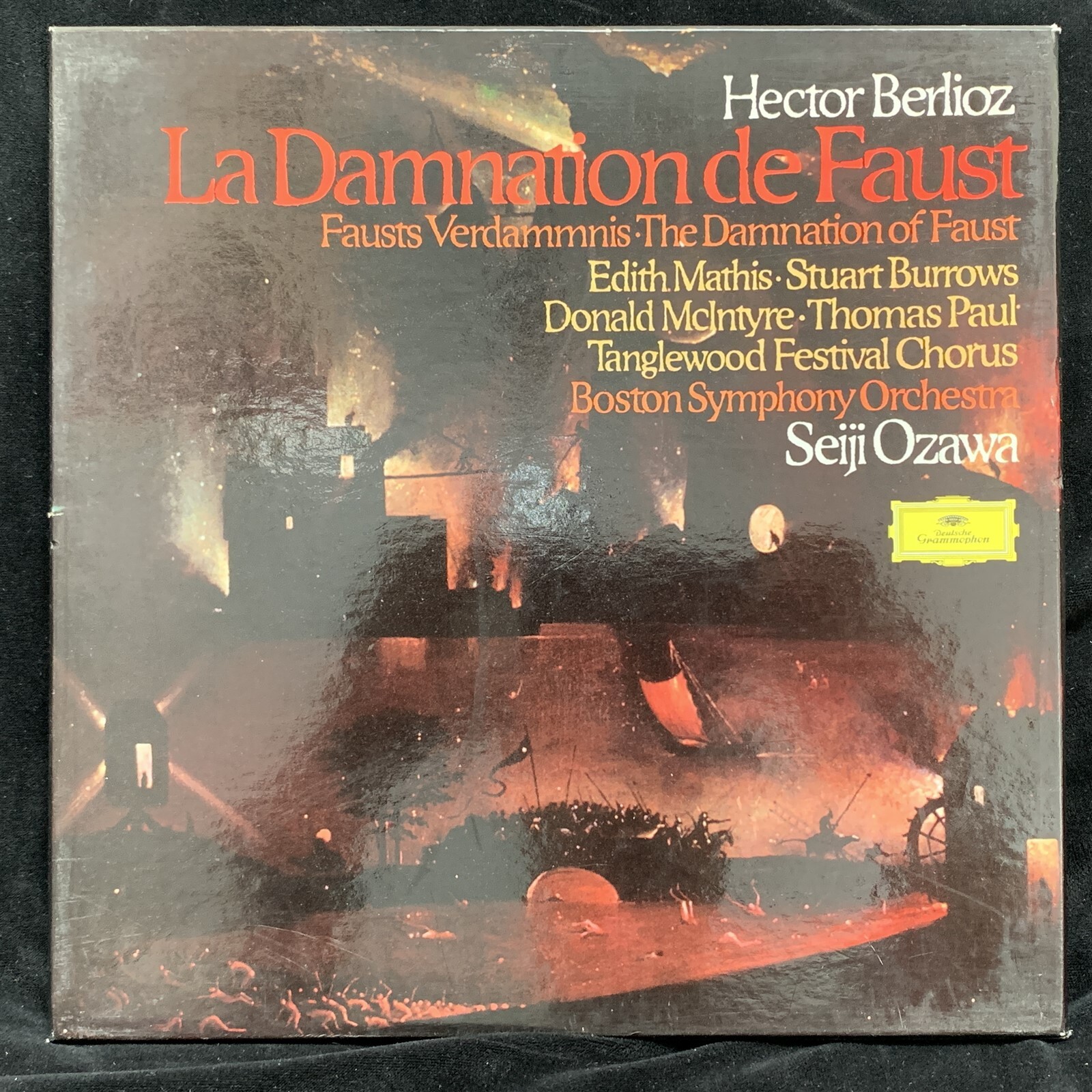 BERLIOZ La Damnation de Faust – OZAWA – Boston Mathis Tanglewood – DG ST 3LP