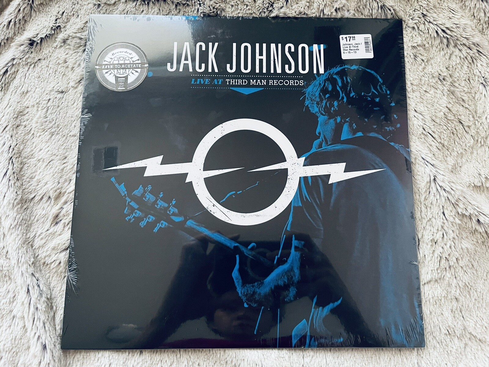 Jack Johnson – Live At Third Man Records 180G SEALED NEW VINYL