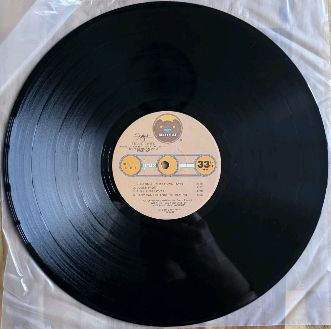 Foghat Tight Shoes Vinyl LP 1980 1st Press LA Kipper Cut Nm Vinyl Ex -NM Cover