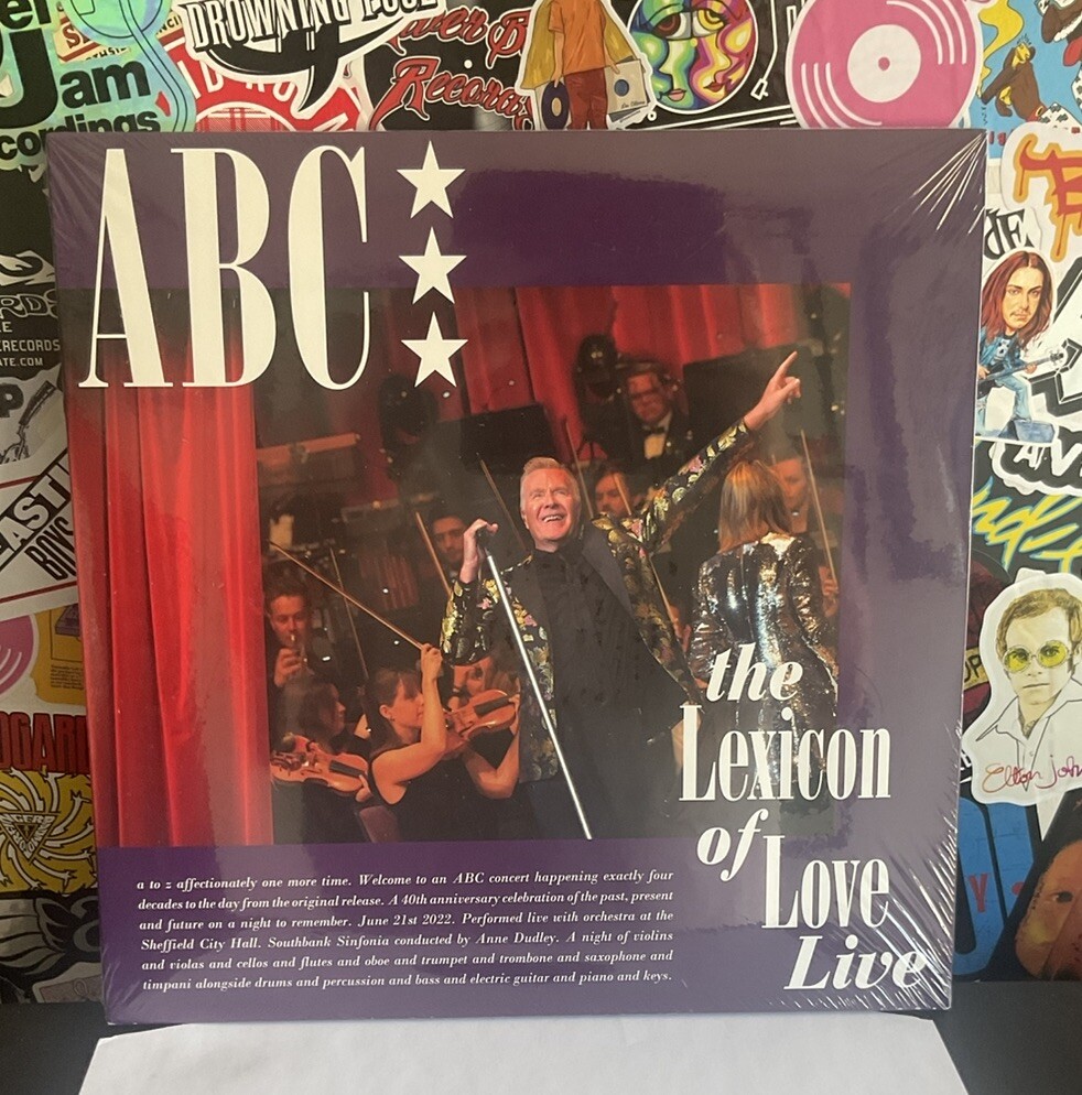 ABC The Lexicon Of Love Live NEW 3LP PURPLE GLITTER VINYL
