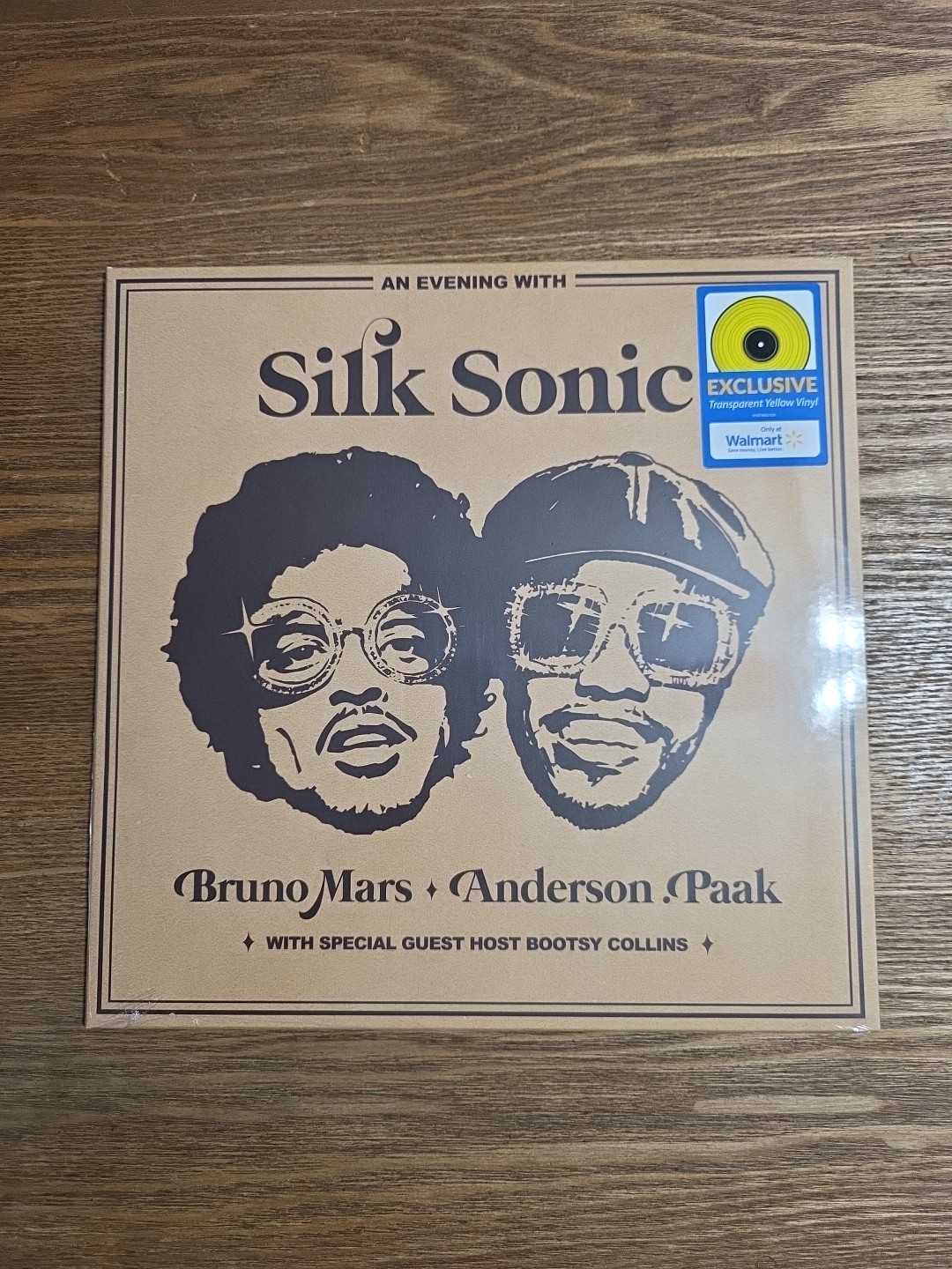 An Evening With Silk Sonic – Bruno Mars Anderson Paak (Walmart Yellow Vinyl) New