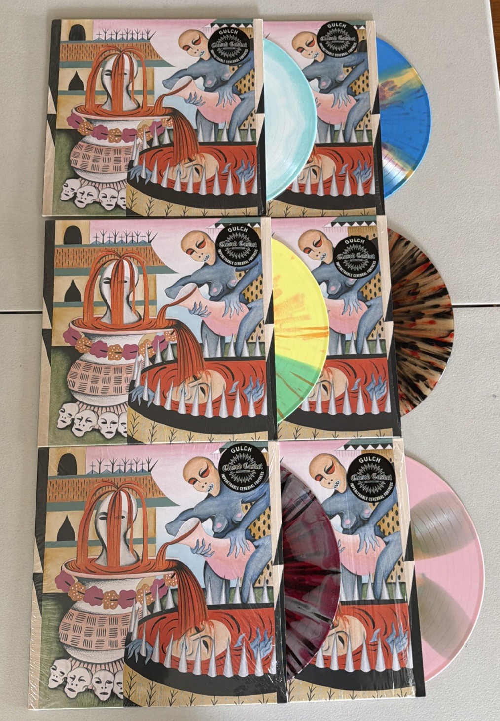 GULCH Impenetrable Cerebral Fortress vinyl 12” First Press Lot Of 6 Sunami