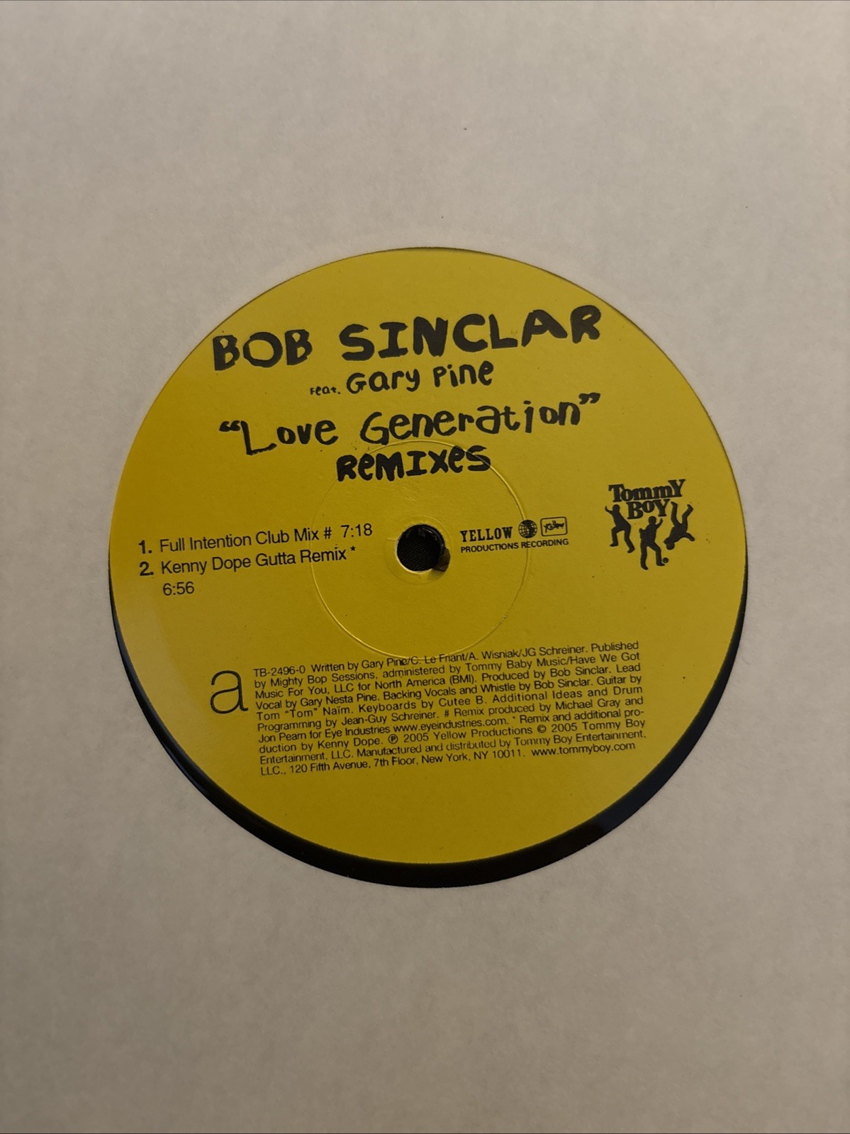 BOB SINCLAIR Love Generation SINGLE VINYL 2005