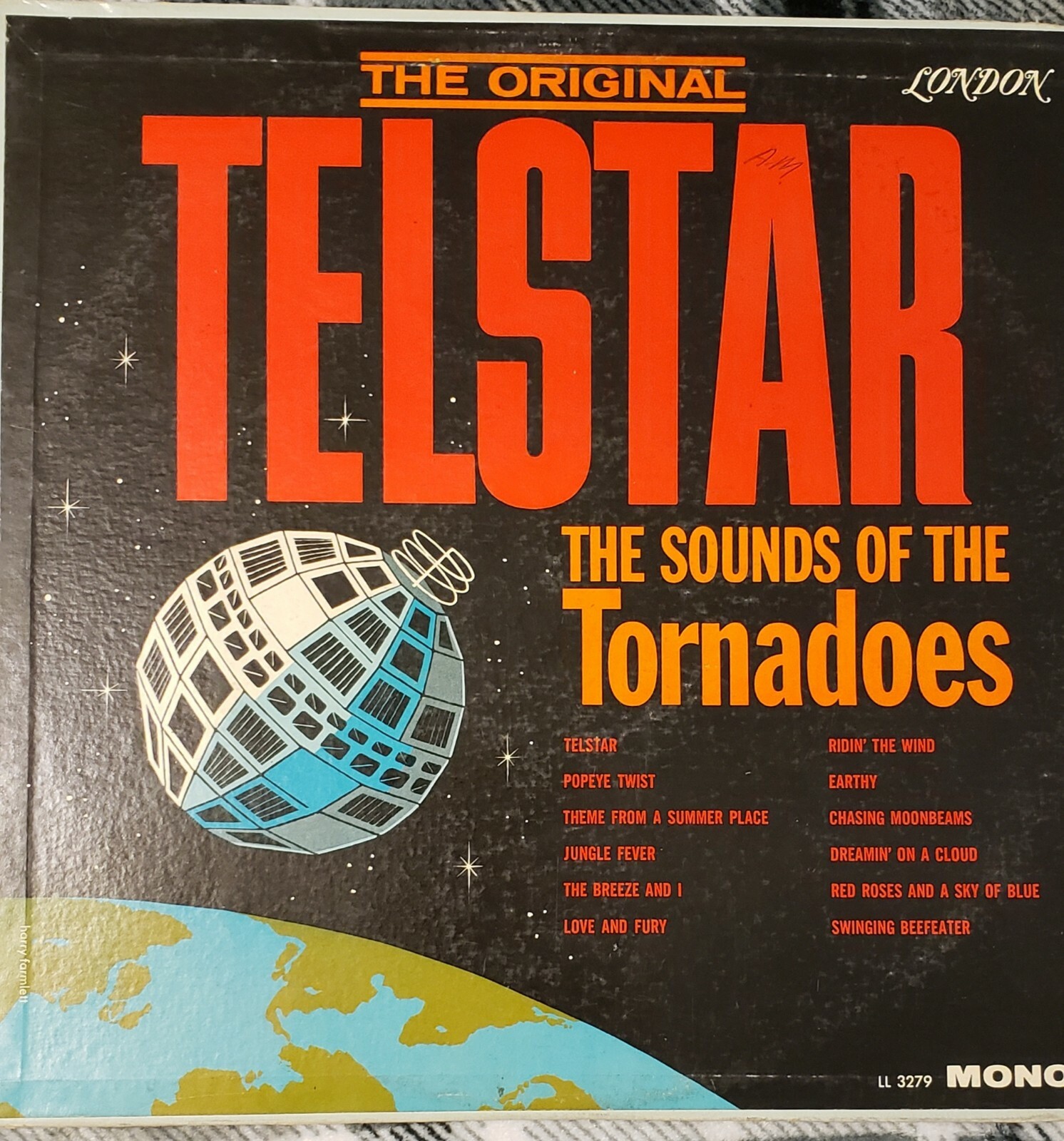 Telstar LP Sounds Of The Tornadoes LL3279 Vinyl Record