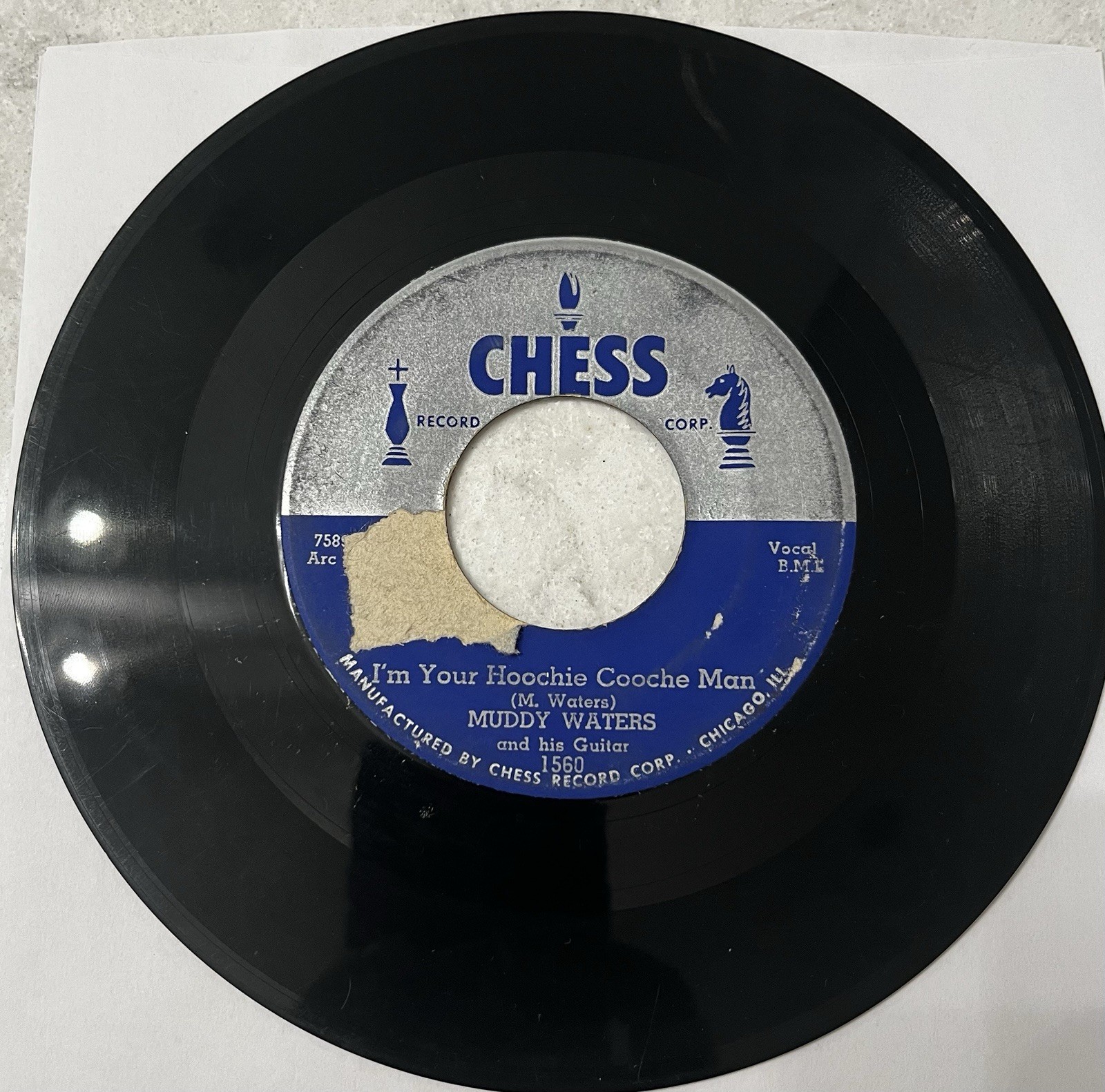 1954 Chicago Blues 45 MUDDY WATERS I’m Your Hoochie Coochie Man” Chess 1560 HEAR