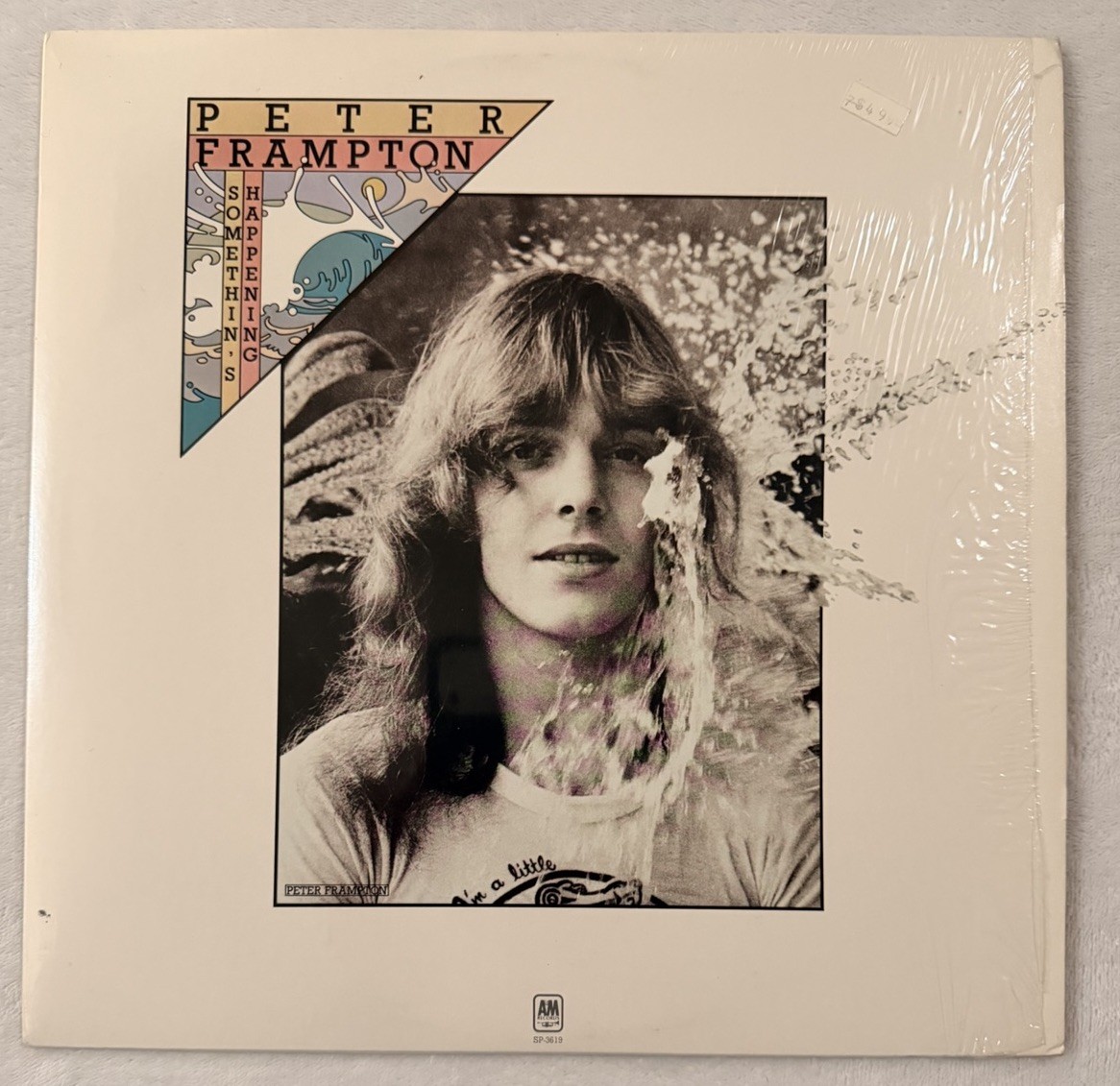 Peter Frampton Somethings Happening LP MR Sterling With Poster VG+