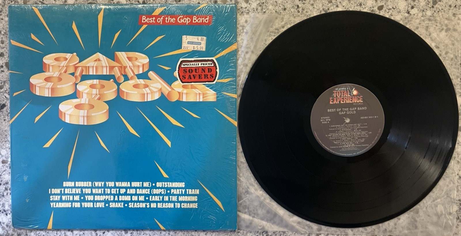 The Gap Band – Gap Gold – Best Of The Gap Band ; 1985 LP SHRINK VG