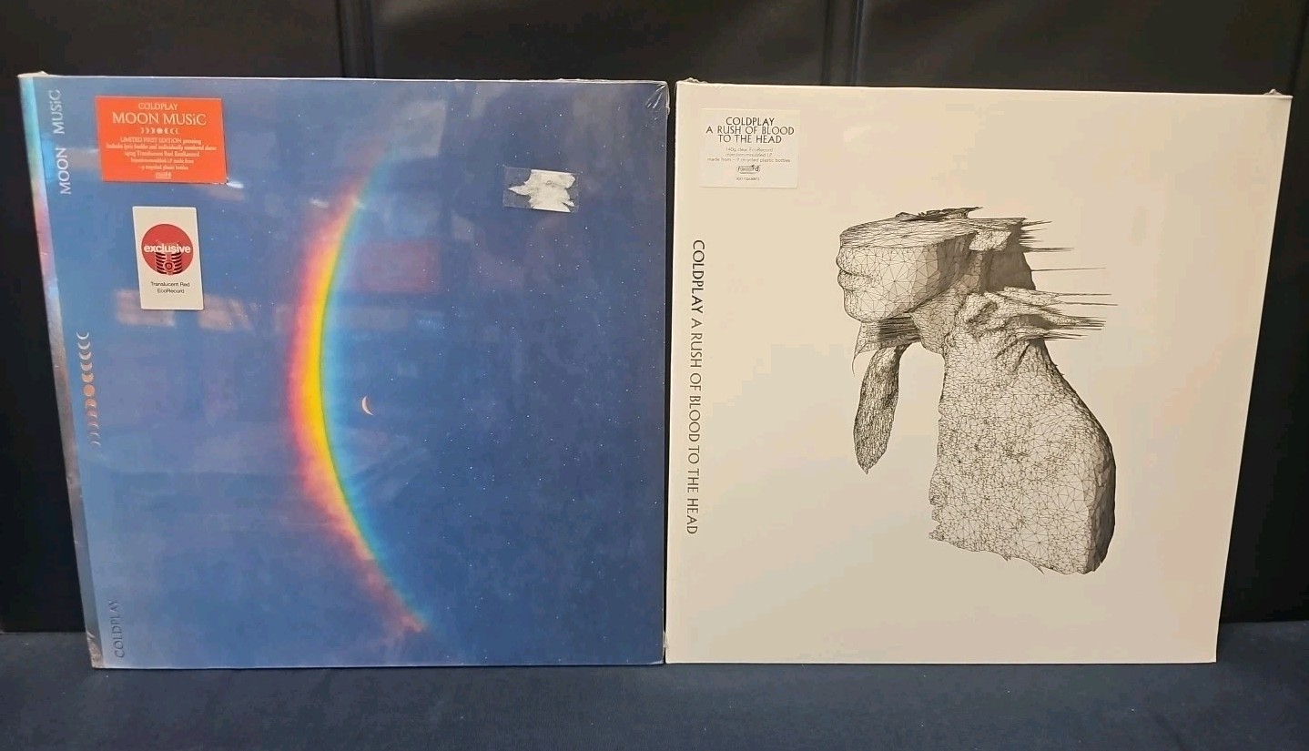 Coldplay – Rush Of Blood To The Head Clear + Moon Music – Red – VINYL RECORD NEW