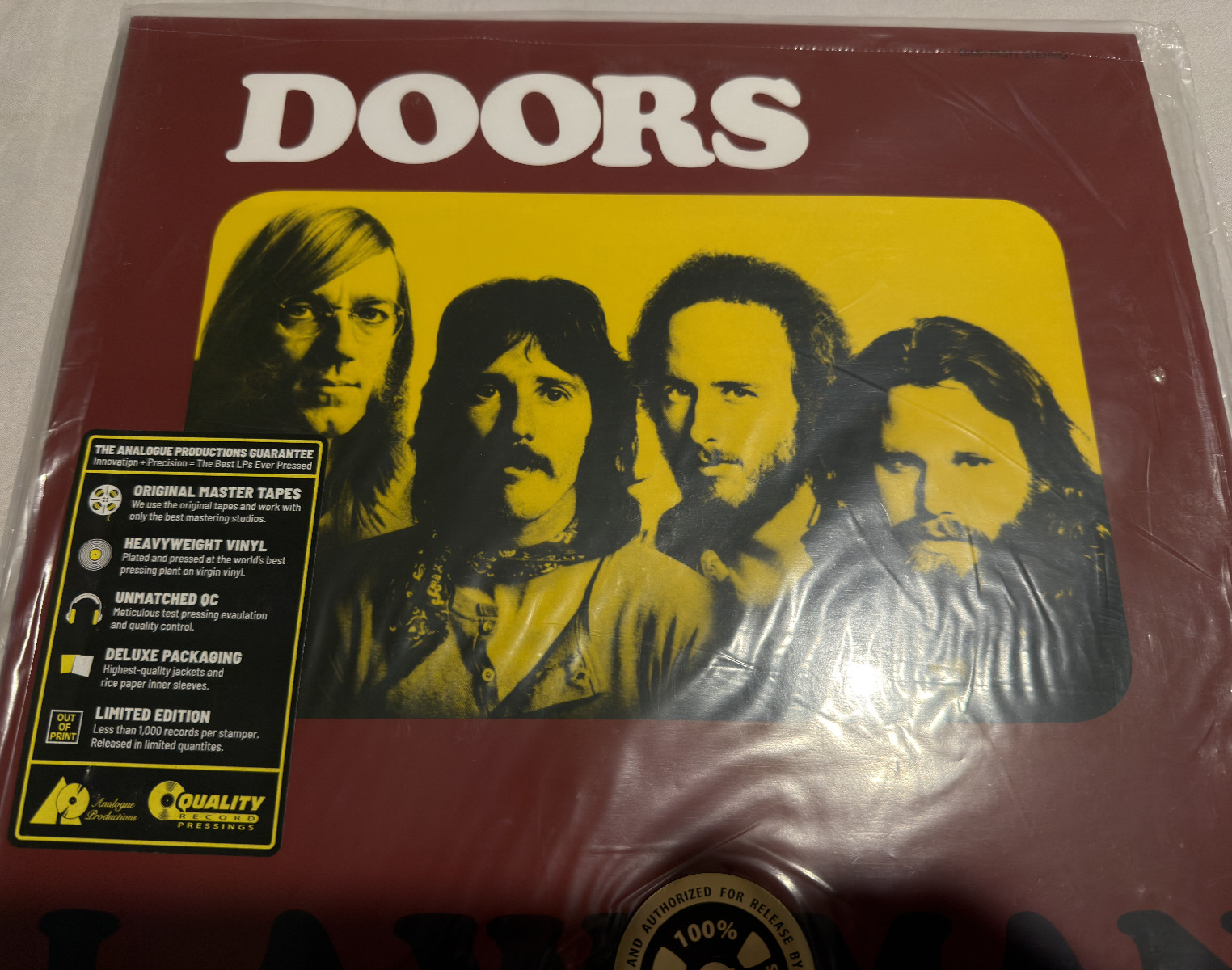 The Doors LA Woman 2LP 45RPM [AAPP 75011-45] (Analogue Productions) sealed NEW