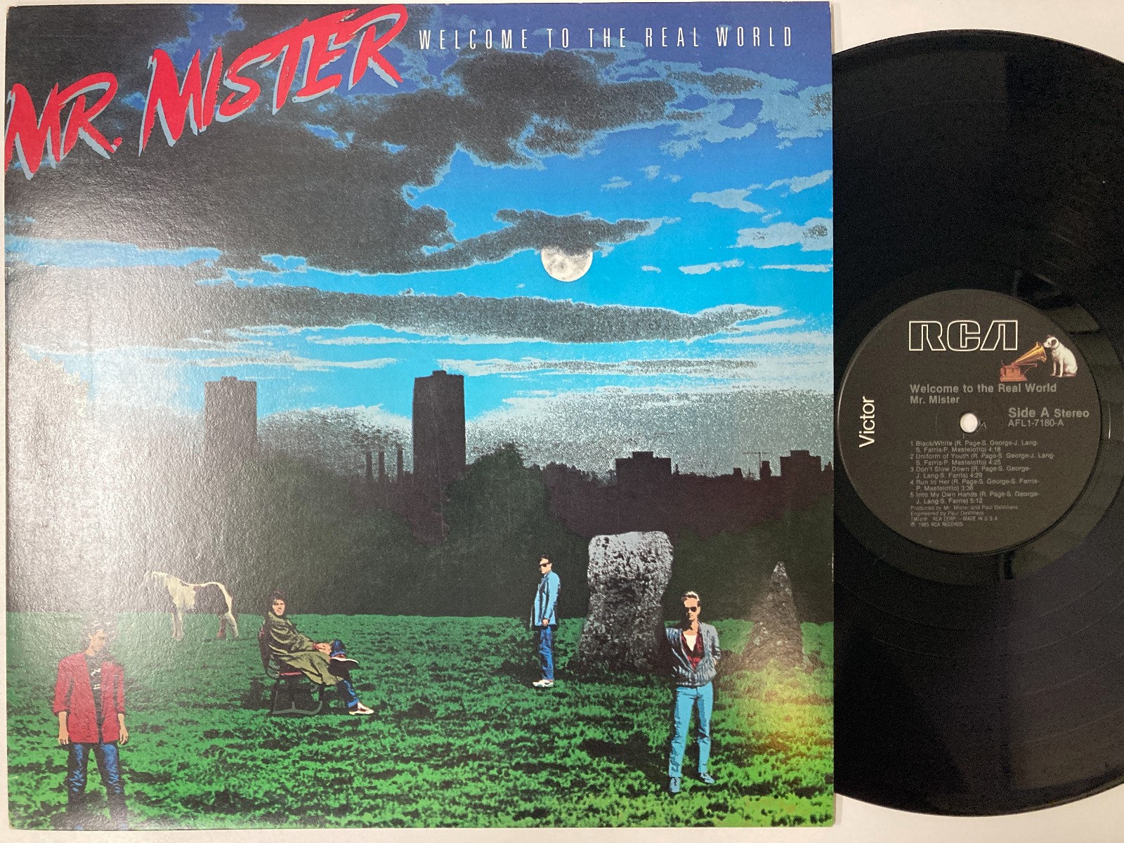 MR. MISTER – Welcome to the Real World LP (1985 US Pressing on RCA)