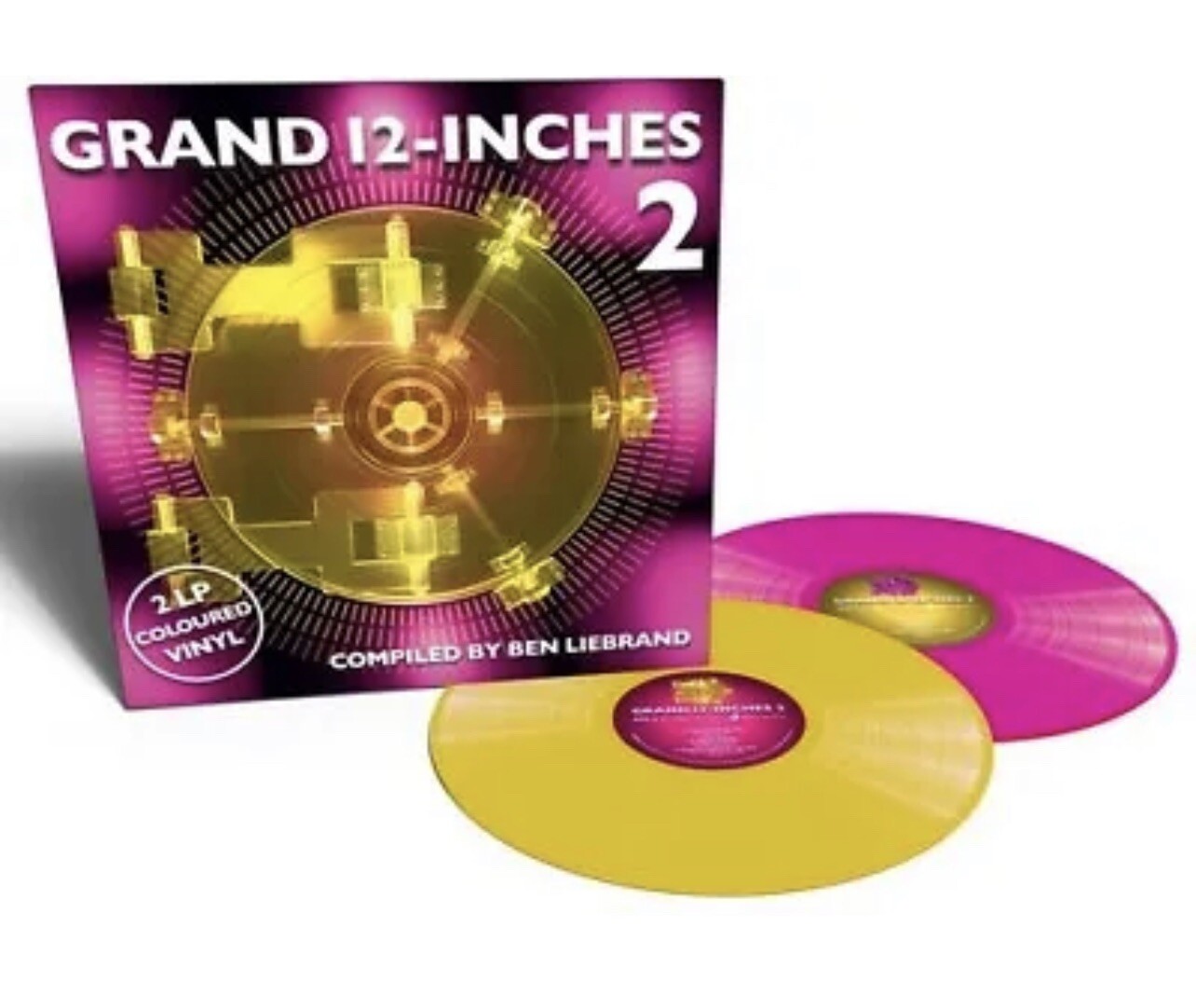 Ben Liebrand – Grand 12-Inches 2 Pink & Yellow Colored Vinyl LP Album NM Discs