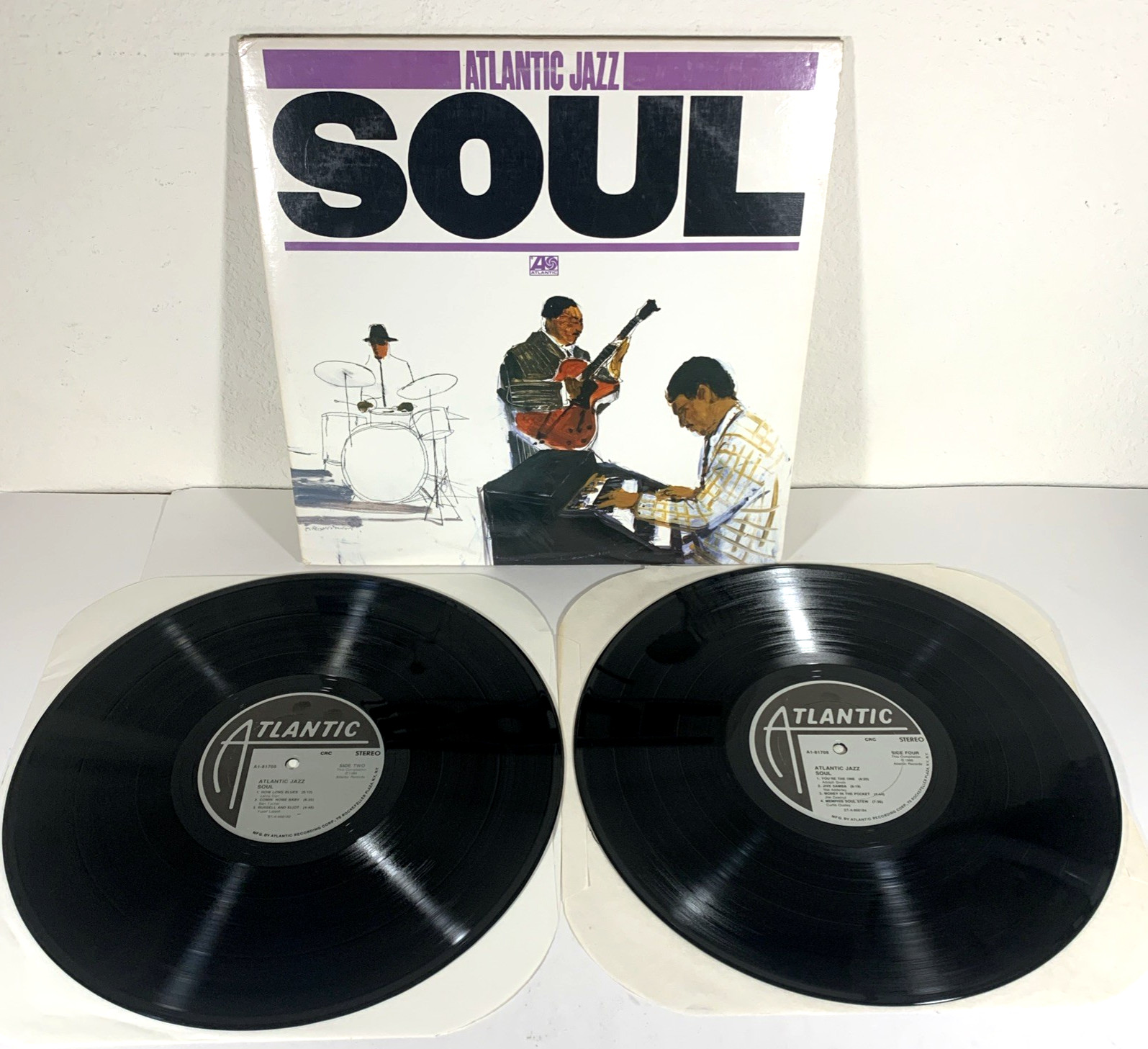 Atlantic Jazz Soul 2LP Gatefold 1986 Various Artists Vinyl MINT CRC Press