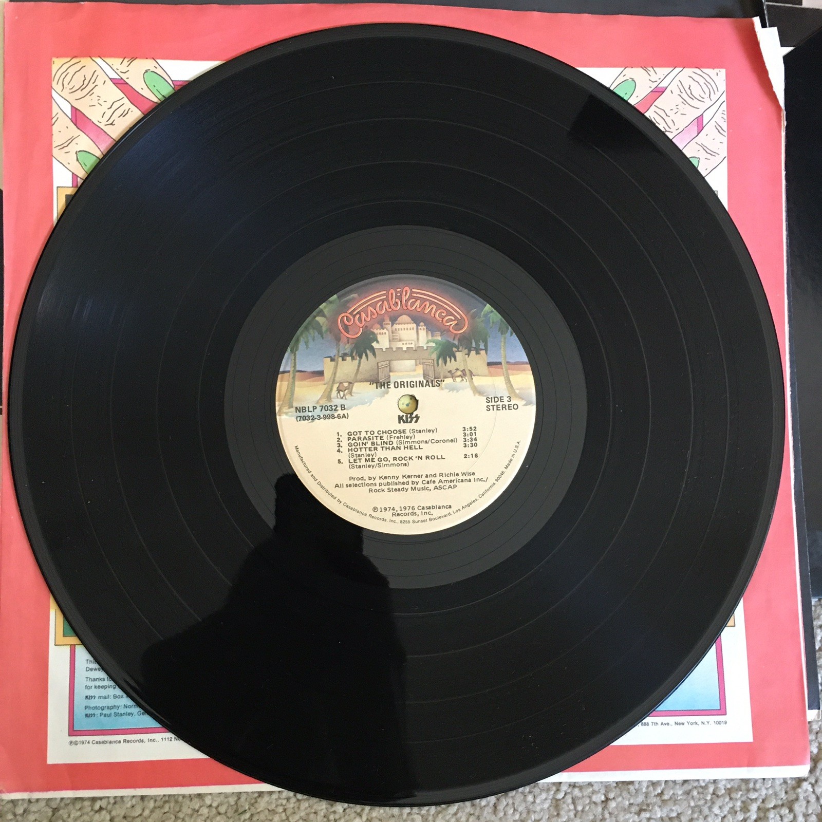 KISS – THE ORIGINALS, 3 LP records, 1st Press 1976, NBLP-7032 – EX w/ Extras